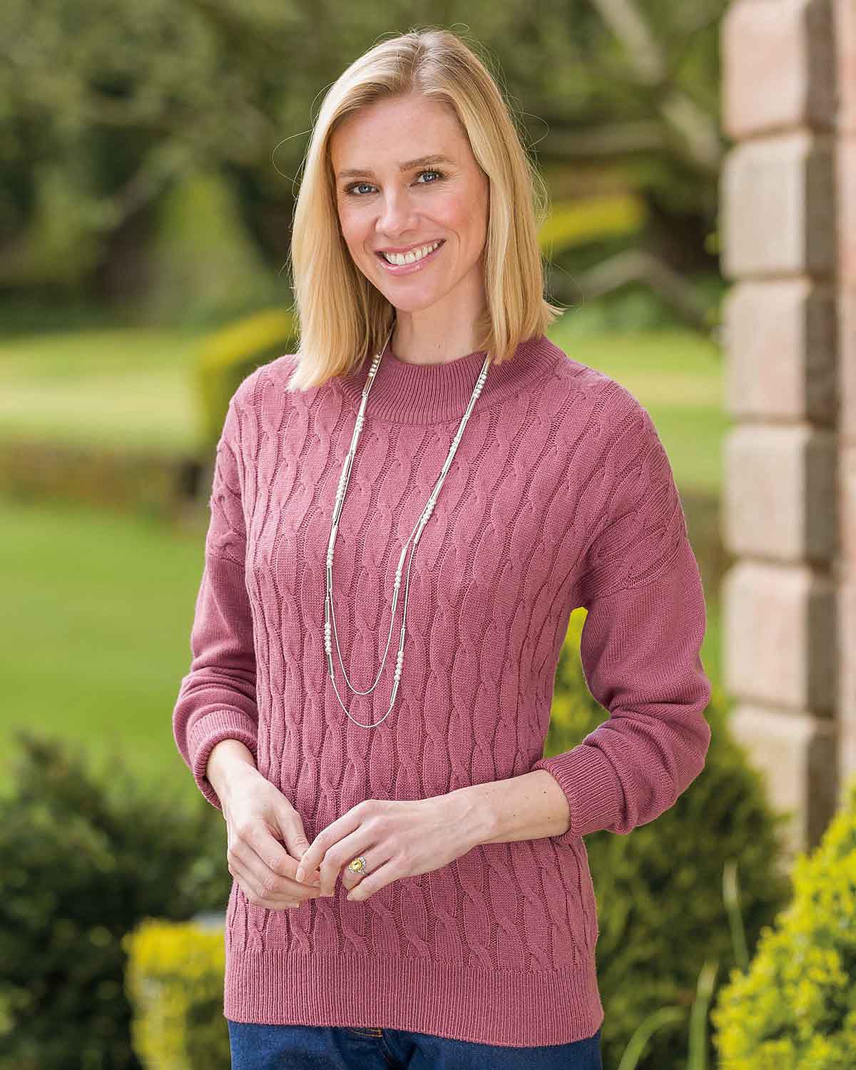 Wool Mix Sukie Cable Jumper - Image 2 - Country Collection
