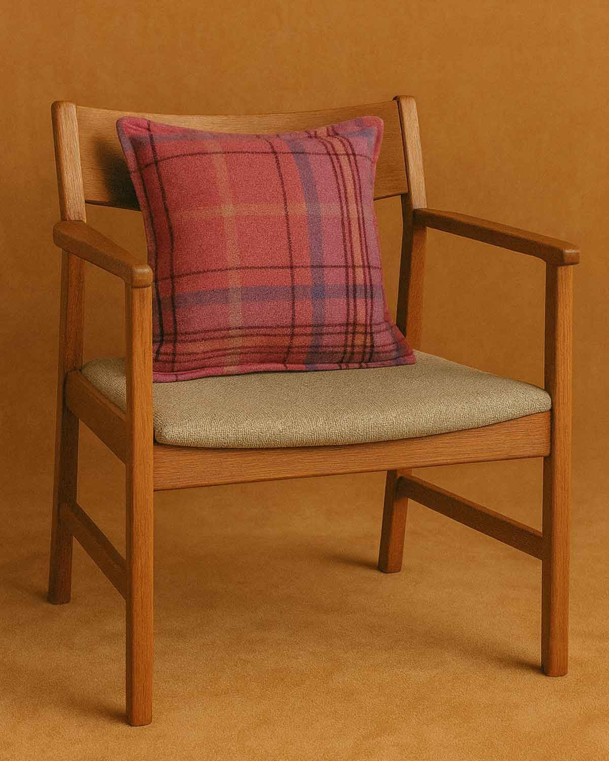 Harris Tweed Cushions - Pink - Country Collection