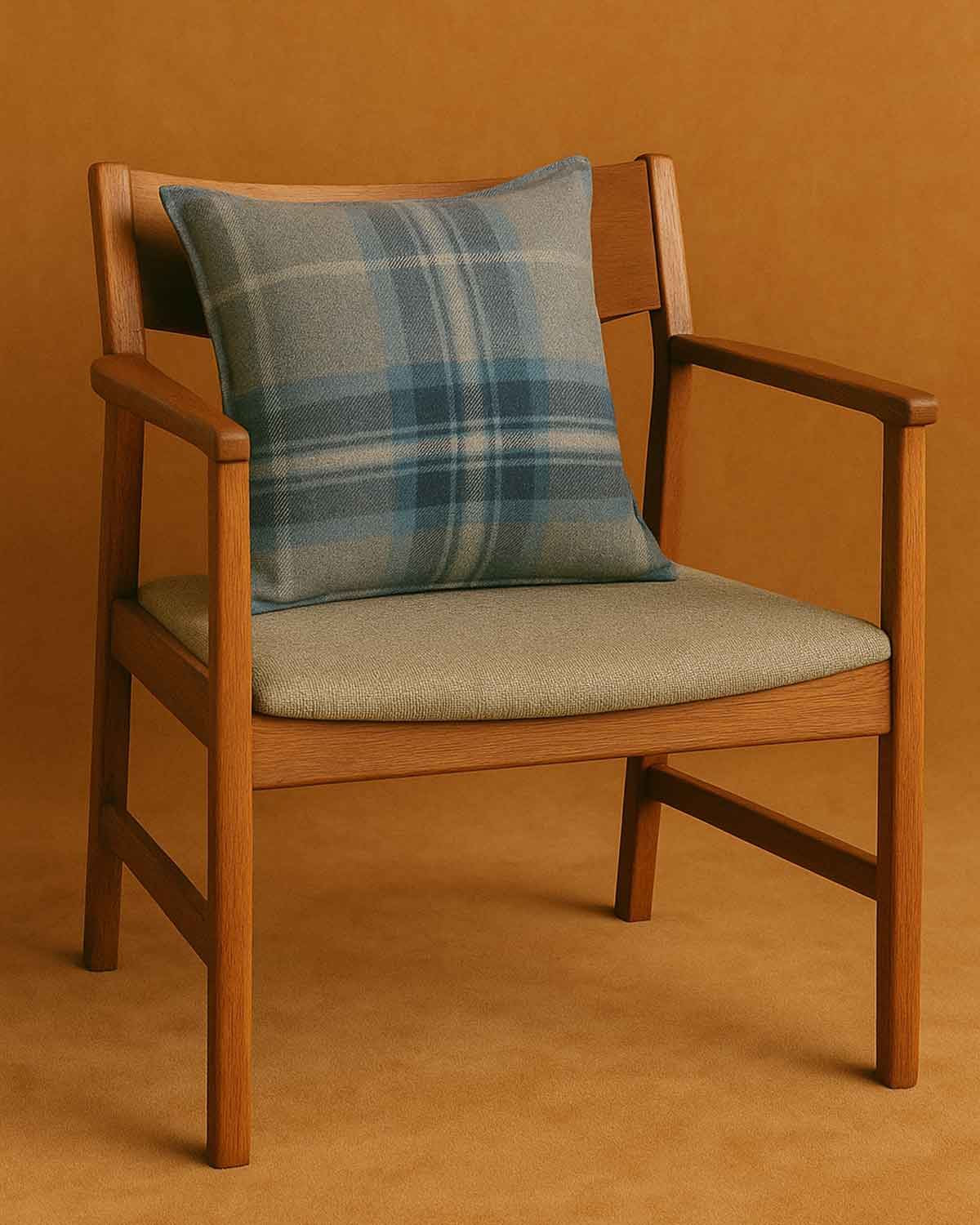 Harris Tweed Cushions - Blue - Country Collection