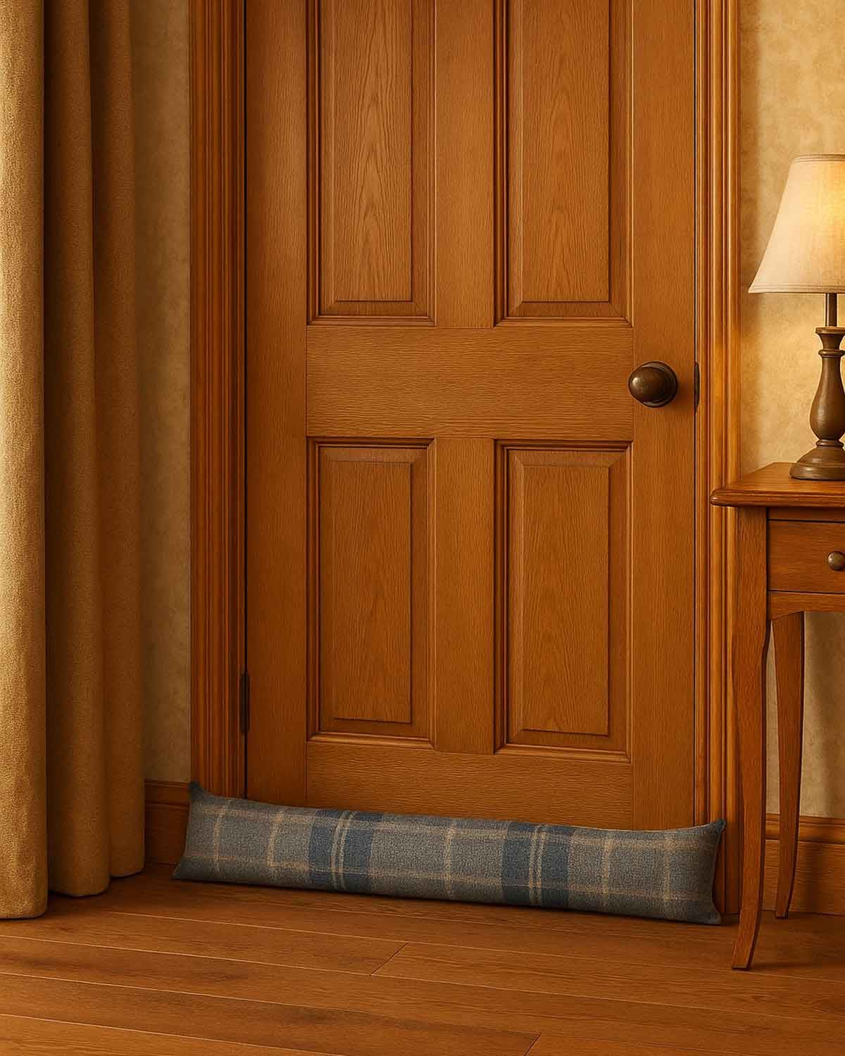 Harris Tweed Draft Excluder - Blue - Country Collection