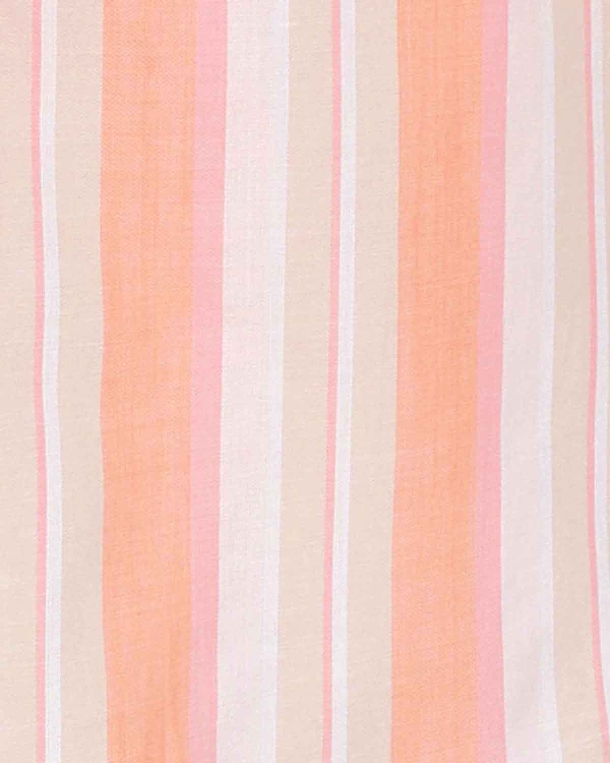 Hazel Striped Pure Cotton Short Sleeve Blouse - Image 4 - Country Collection