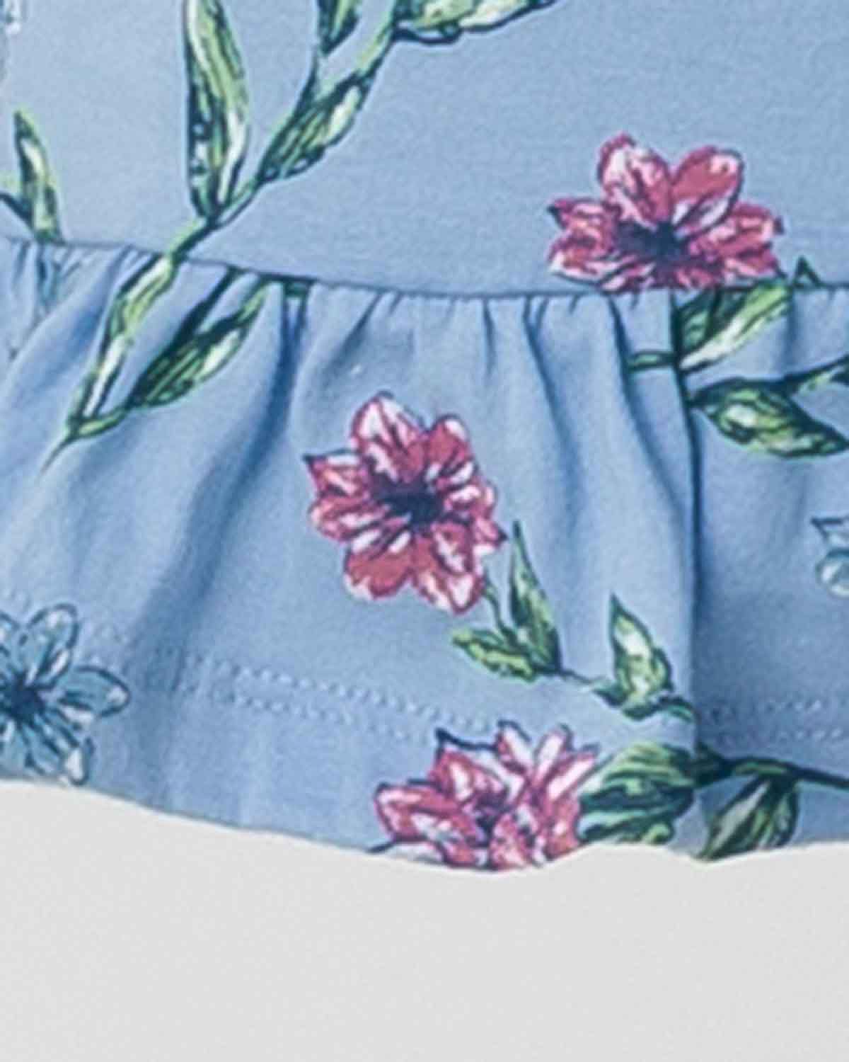 Caroline Floral Long Sleeve Cotton Jersey Nightdress - Image 3 - Country Collection
