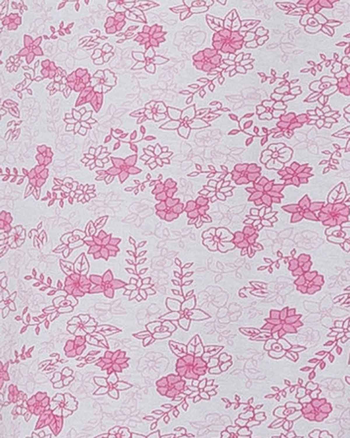 Lillian Floral Long Sleeve Cotton Jersey Nightdress - Image 3 - Country Collection