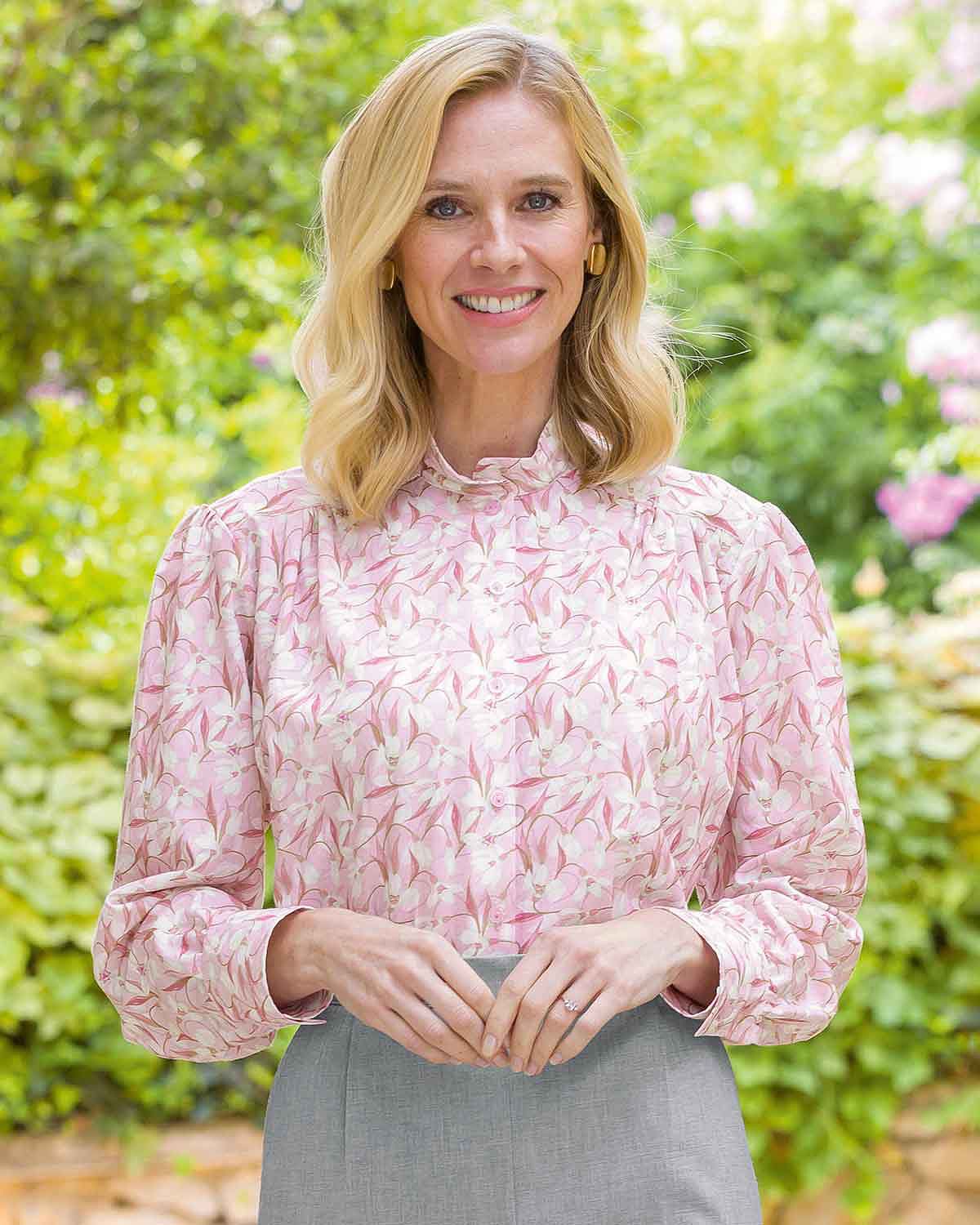 Nettie Floral Pure Cotton Long Sleeve Blouse - Country Collection