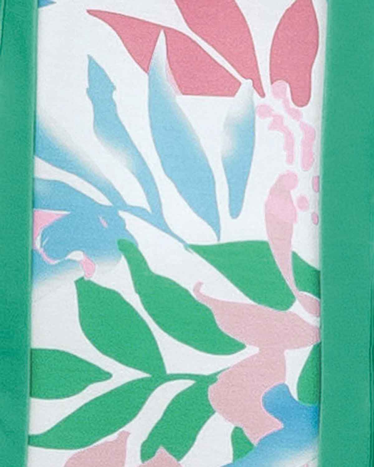 Jardino Green and Floral Mock Layer Top - Image 3 - Country Collection