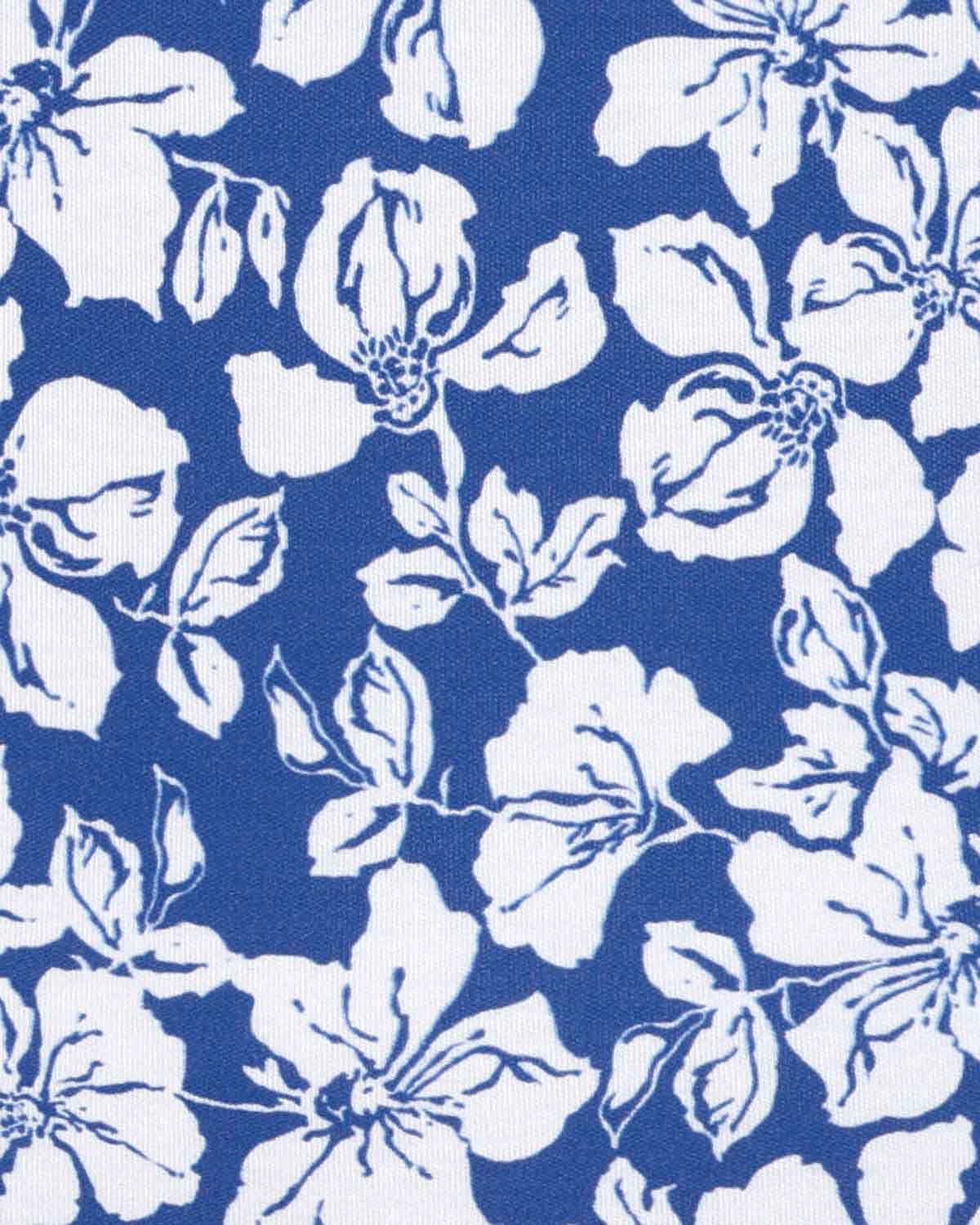 Myrtle Floral Cotton Long Sleeve Polo Top - Image 4 - Country Collection
