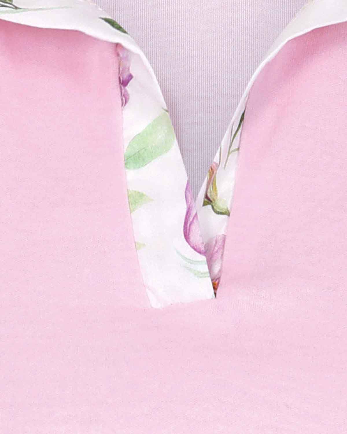 Aurora Trimmed Short Sleeve Cotton Polo Top - Image 4 - Country Collection