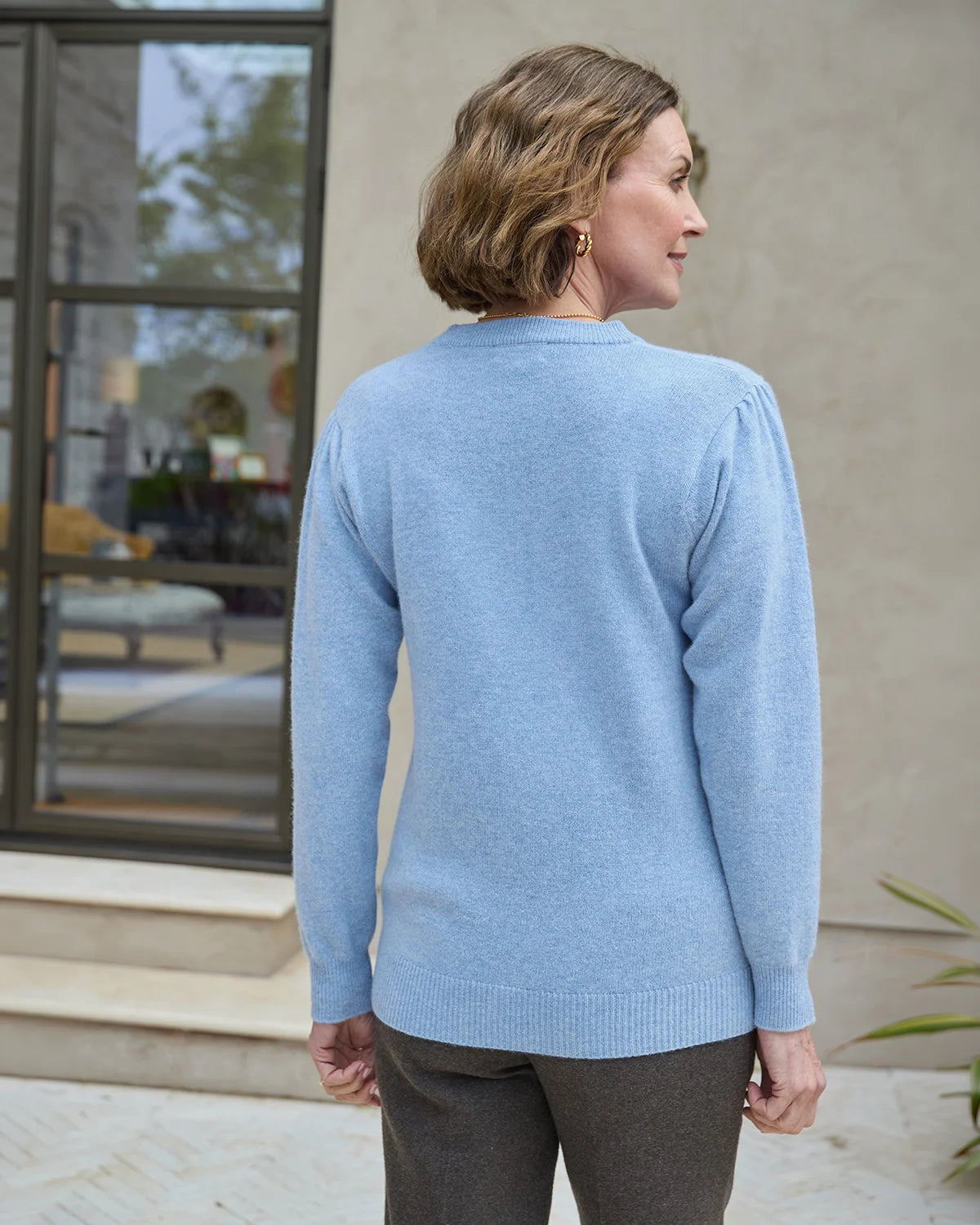Lizzy Embroidered Pure Lambswool Jumper