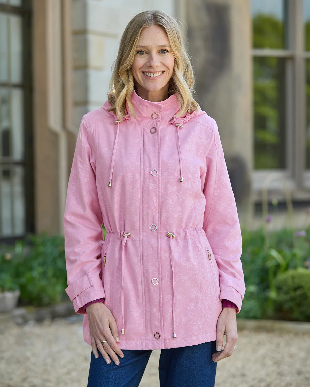 Lottie Showerproof Coat - Blossom