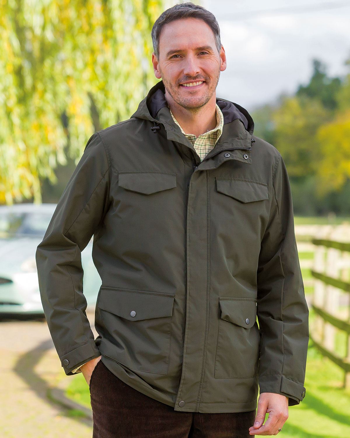Blencathra Olive Showerproof Jacket - Country Collection