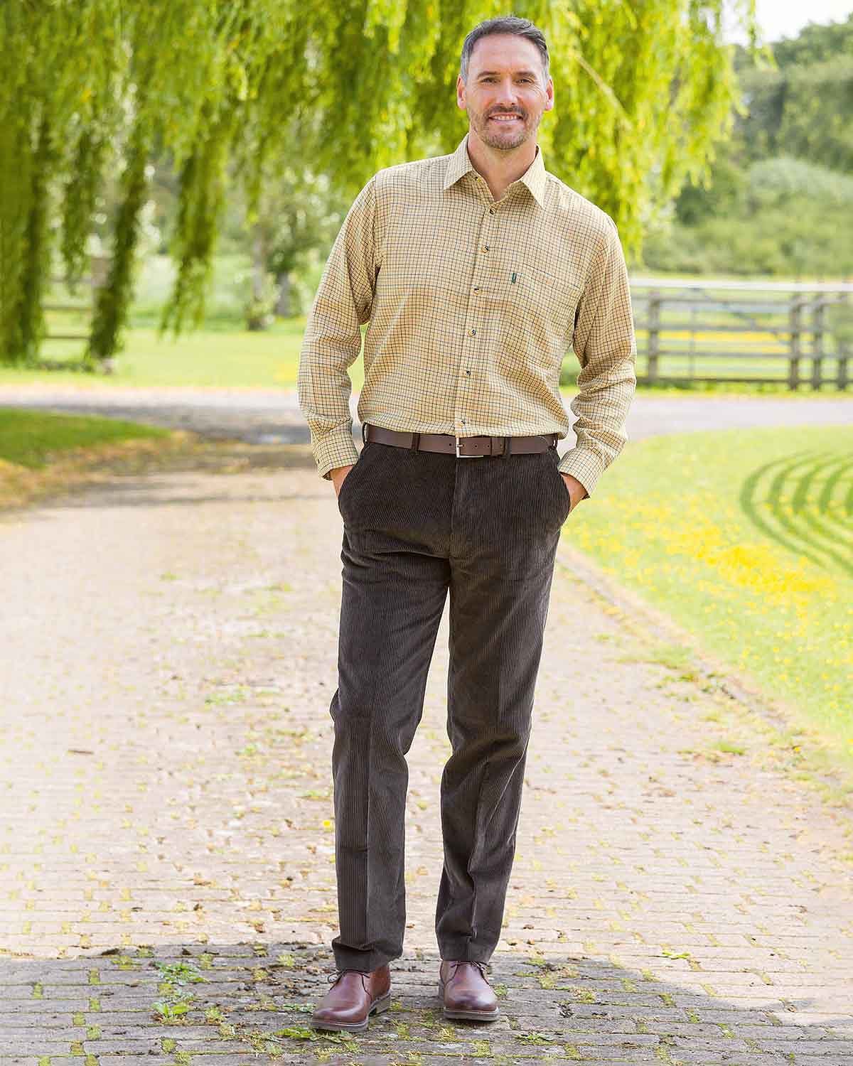 Cartmel Mens Long Sleeve Casual Check Shirt - Image 2 - Country Collection