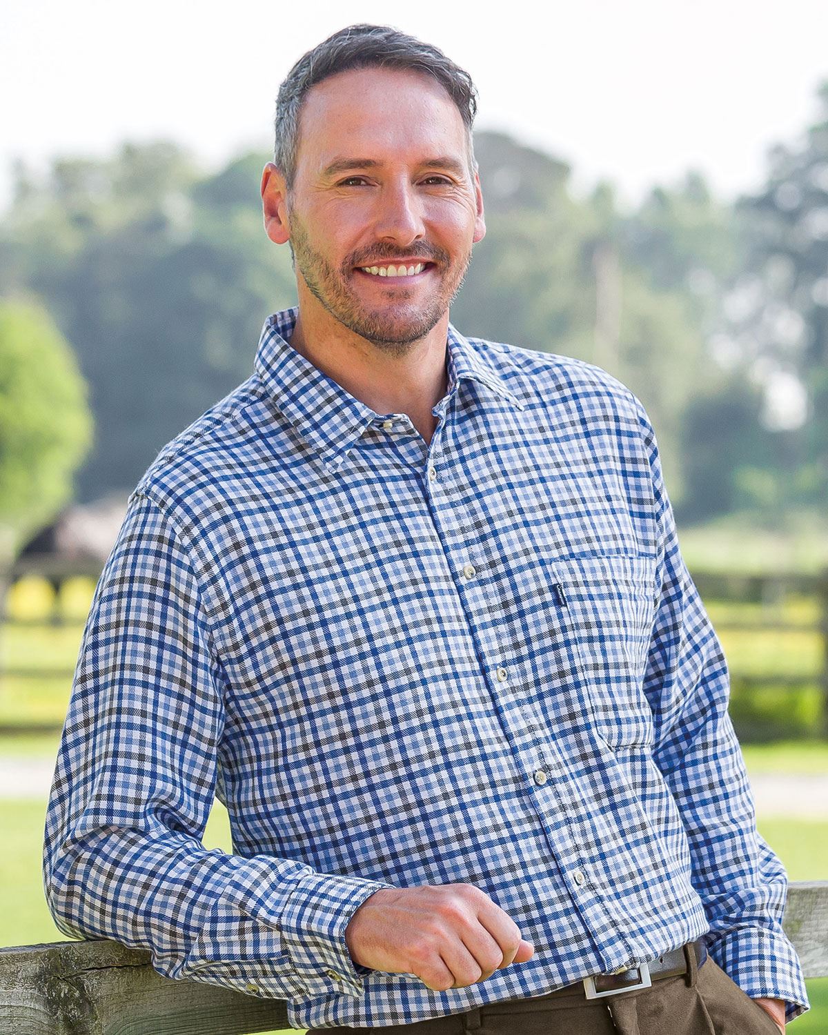 Mens Long Sleeve Casual Check Shirt - Lyndhurst - Country Collection