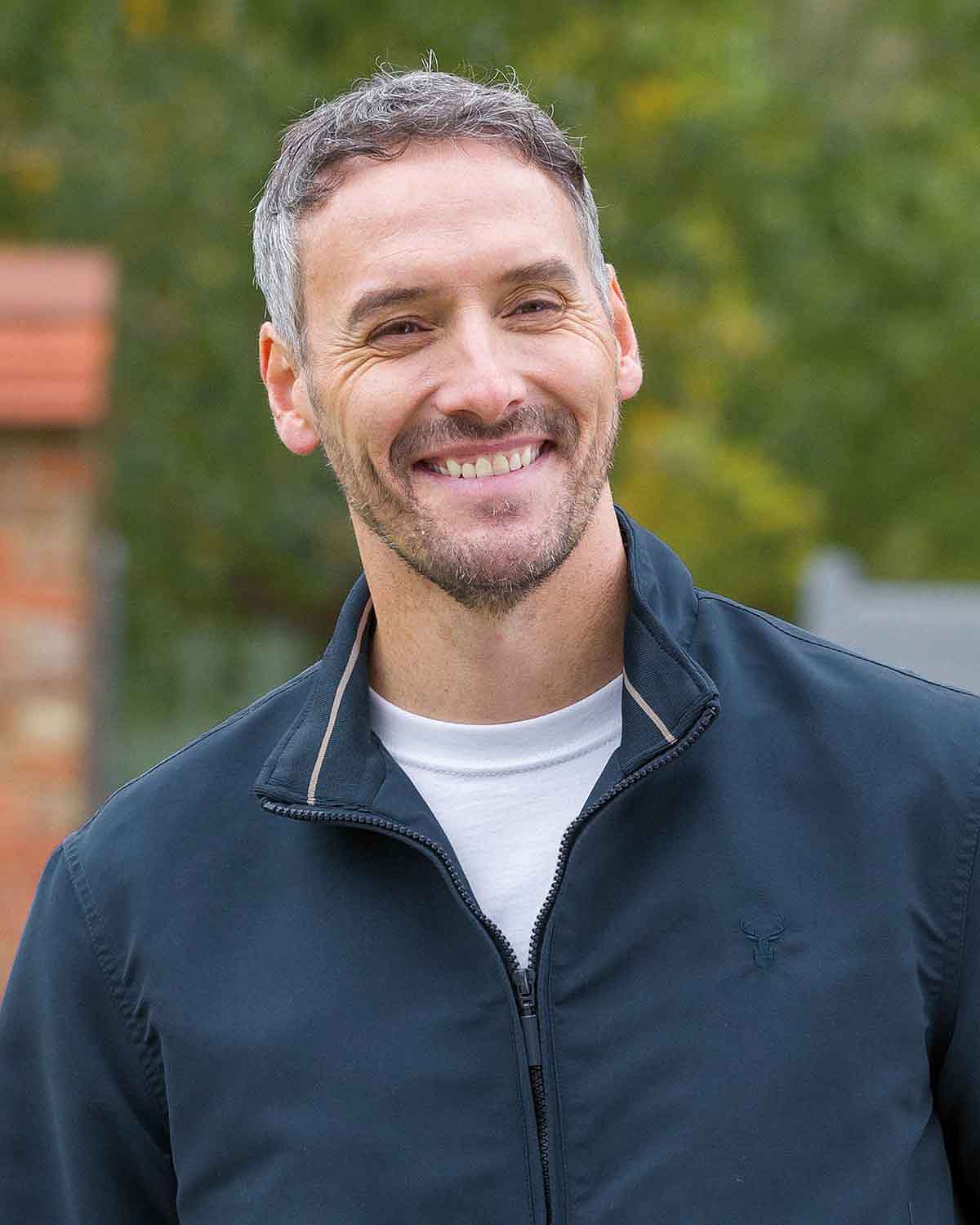 Kelvin Navy Blue Lightweight Jacket - Image 3 - Country Collection