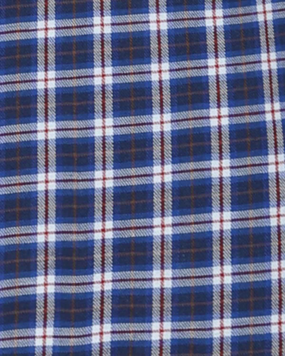 Ashbourne Mens Long Sleeve Cotton Rich Check Shirt  - Image 3 - Country Collection
