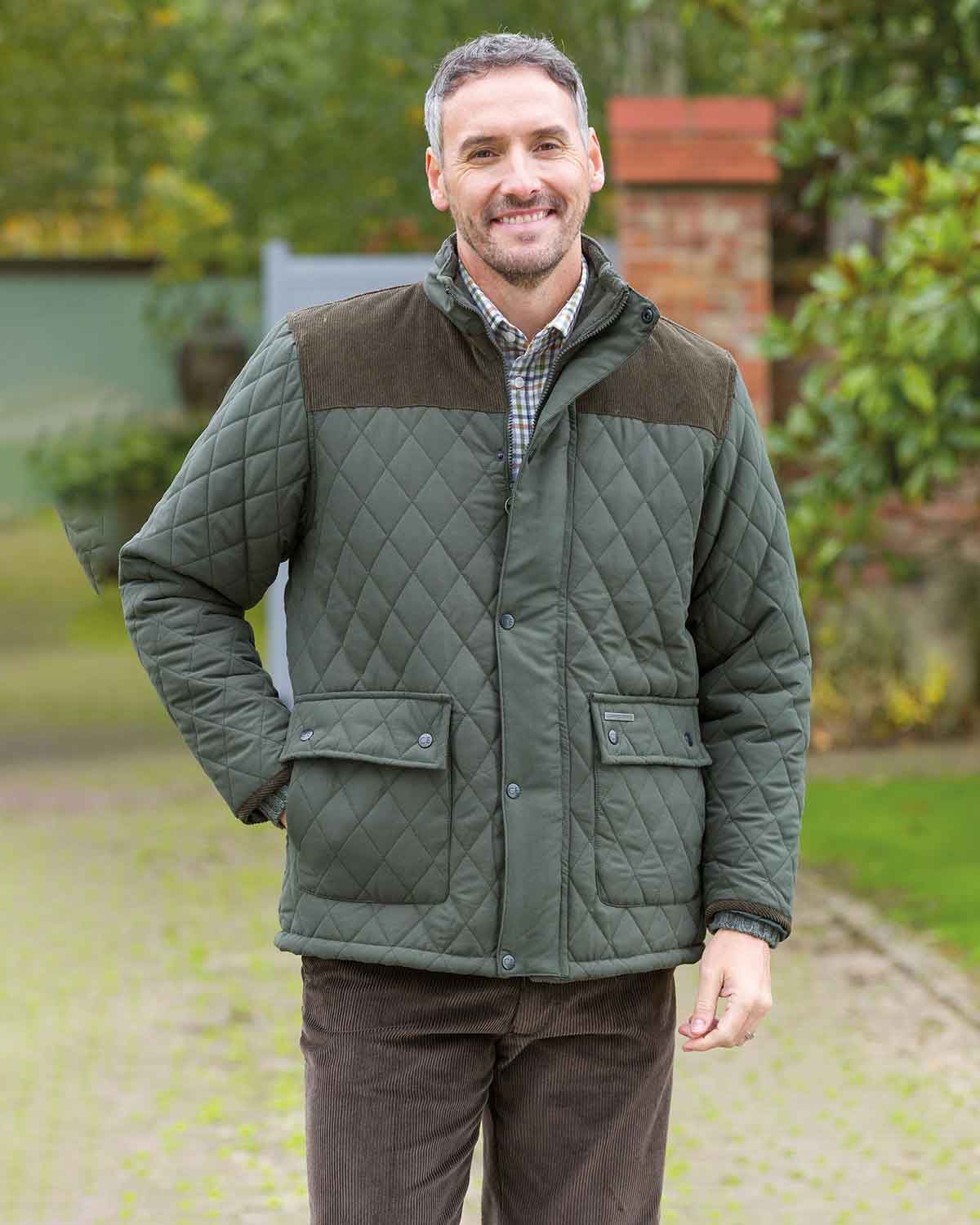 Arundel Green Fleece Lined Jacket - Image 2 - Country Collection