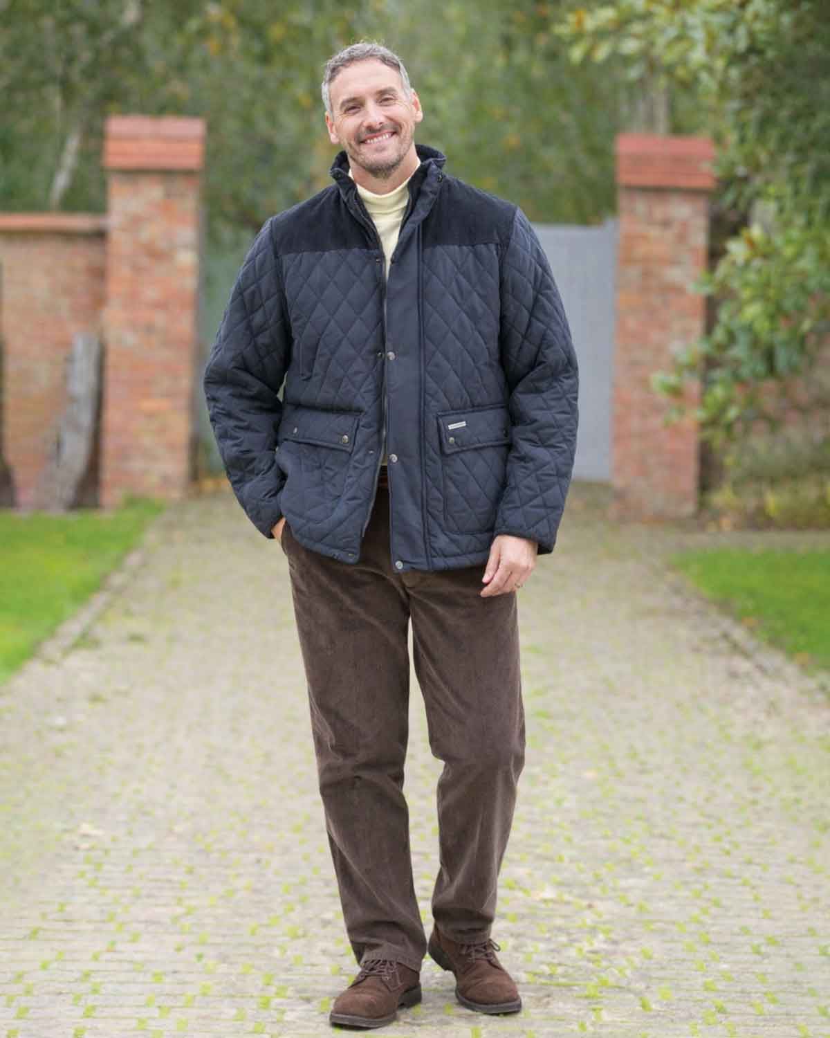 Arundel Fleece Lined Jacket - Navy - Country Collection