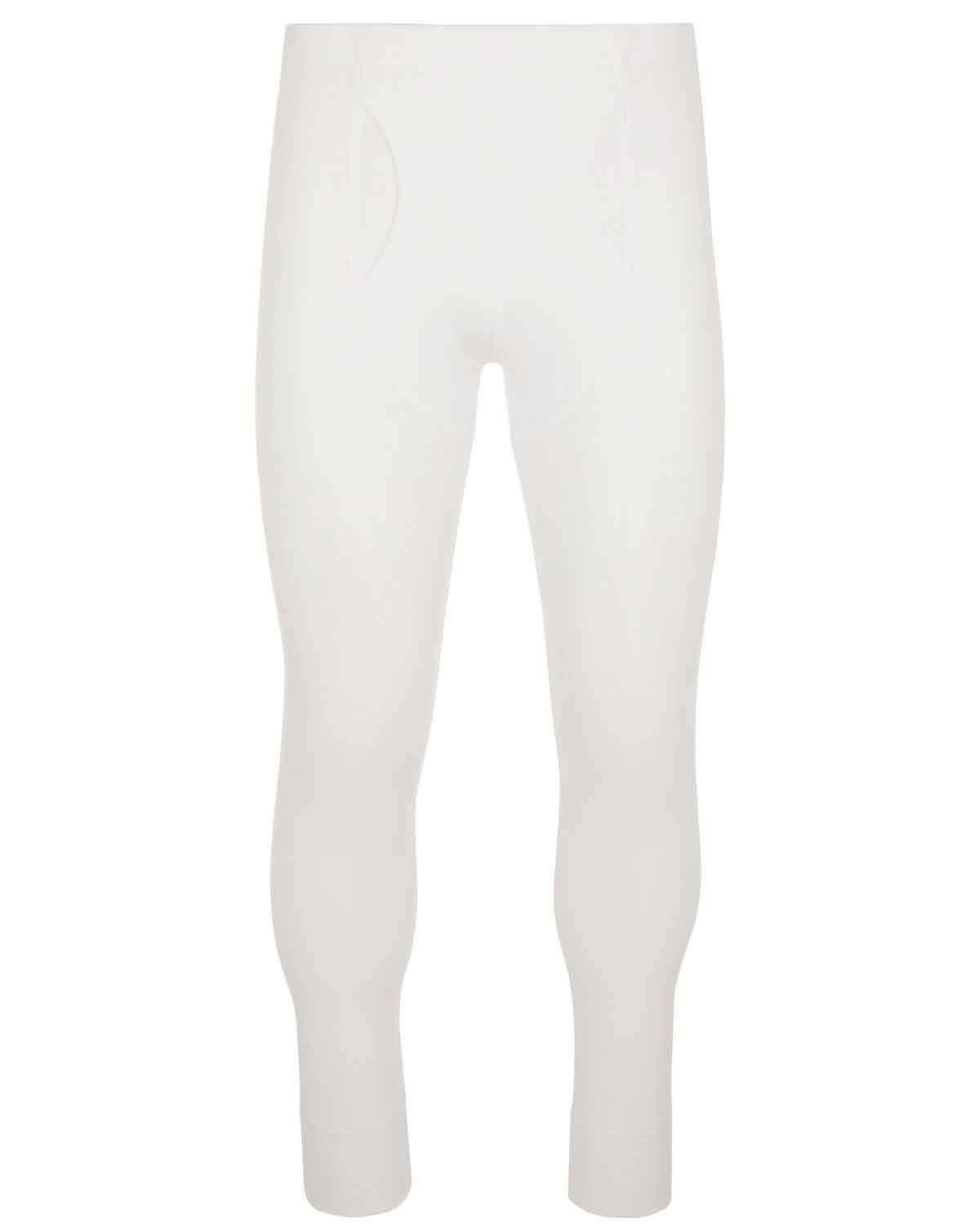Mens Thermal Long Johns - White - Country Collection