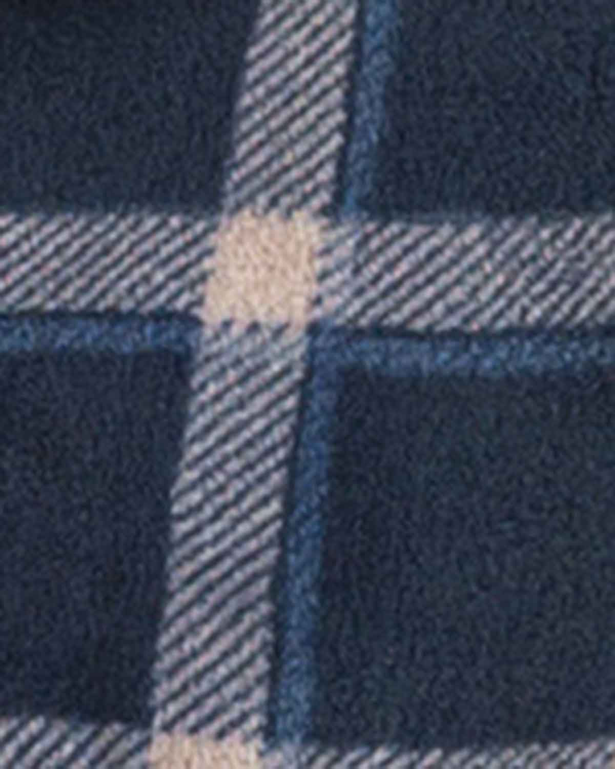 Mens Joe Slenderella Checked Fleece Dressing Gown - Image 3 - Country Collection