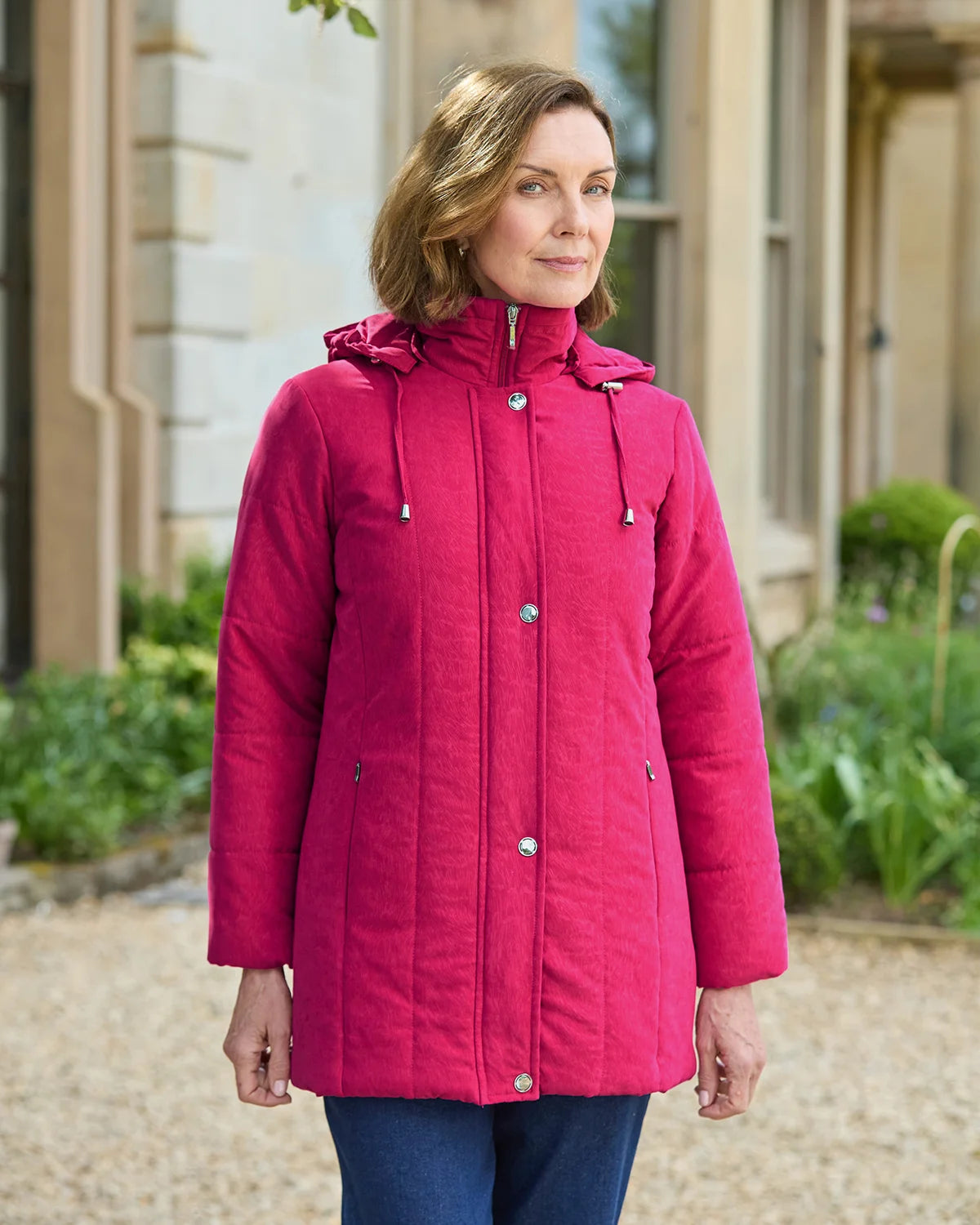 Margaret Showerproof Coat - Pink
