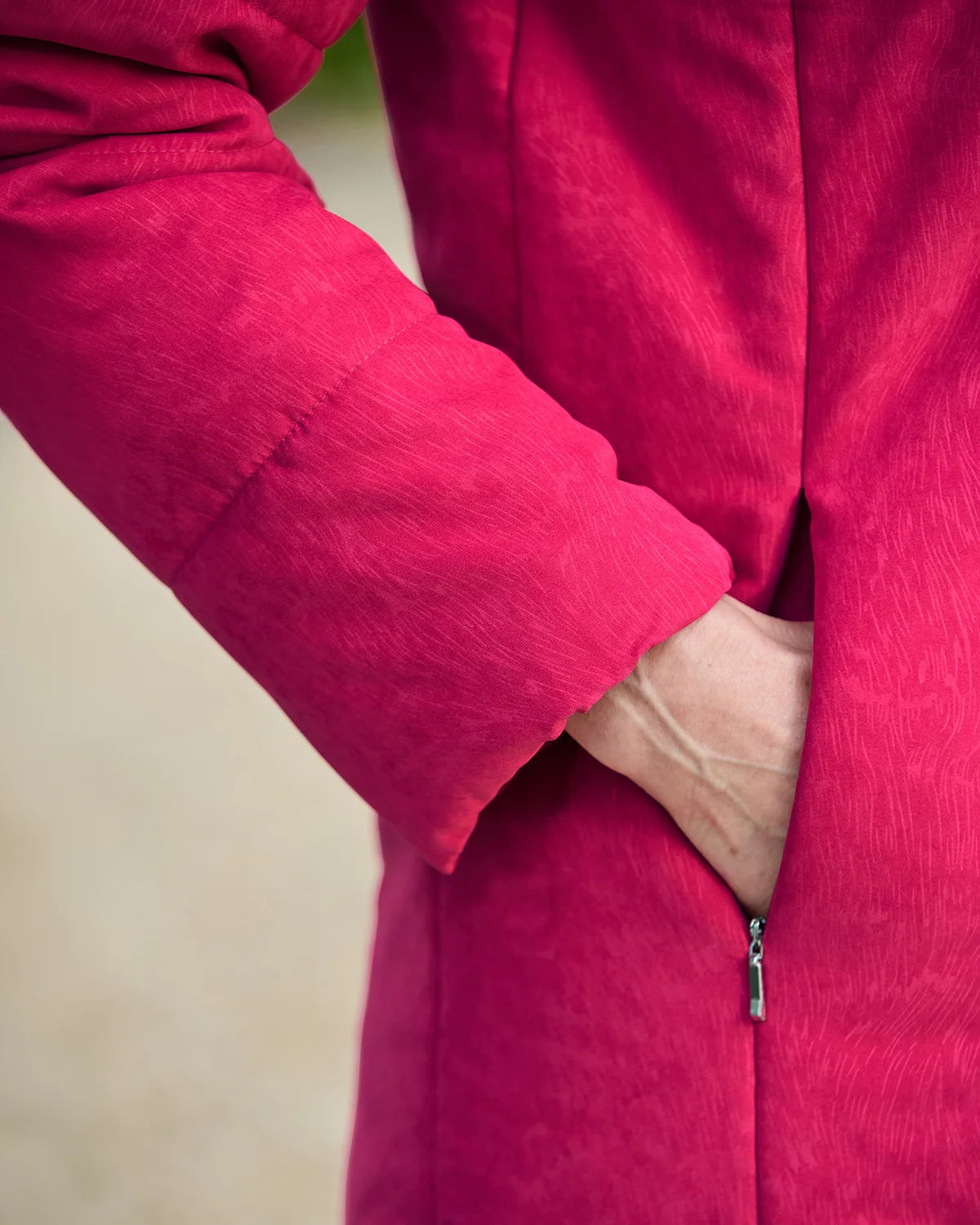 Margaret Showerproof Coat - Pink