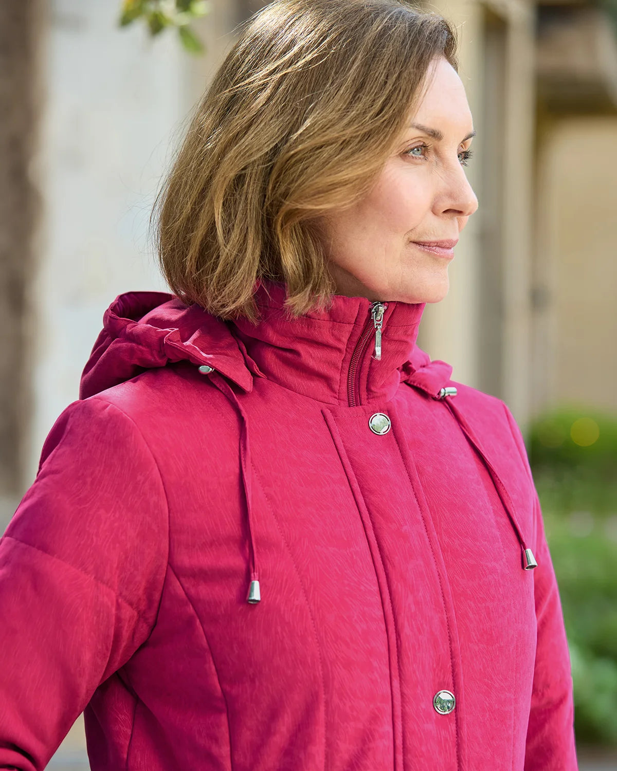 Margaret Showerproof Coat - Pink
