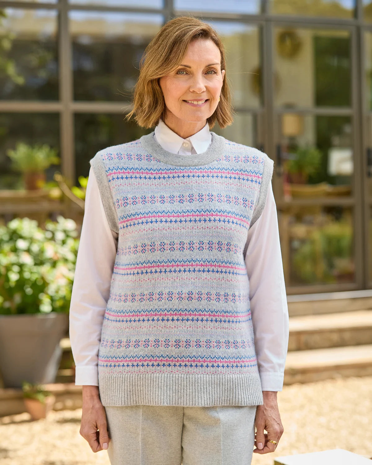 Mary Fairisle Pure Lambswool Slipover