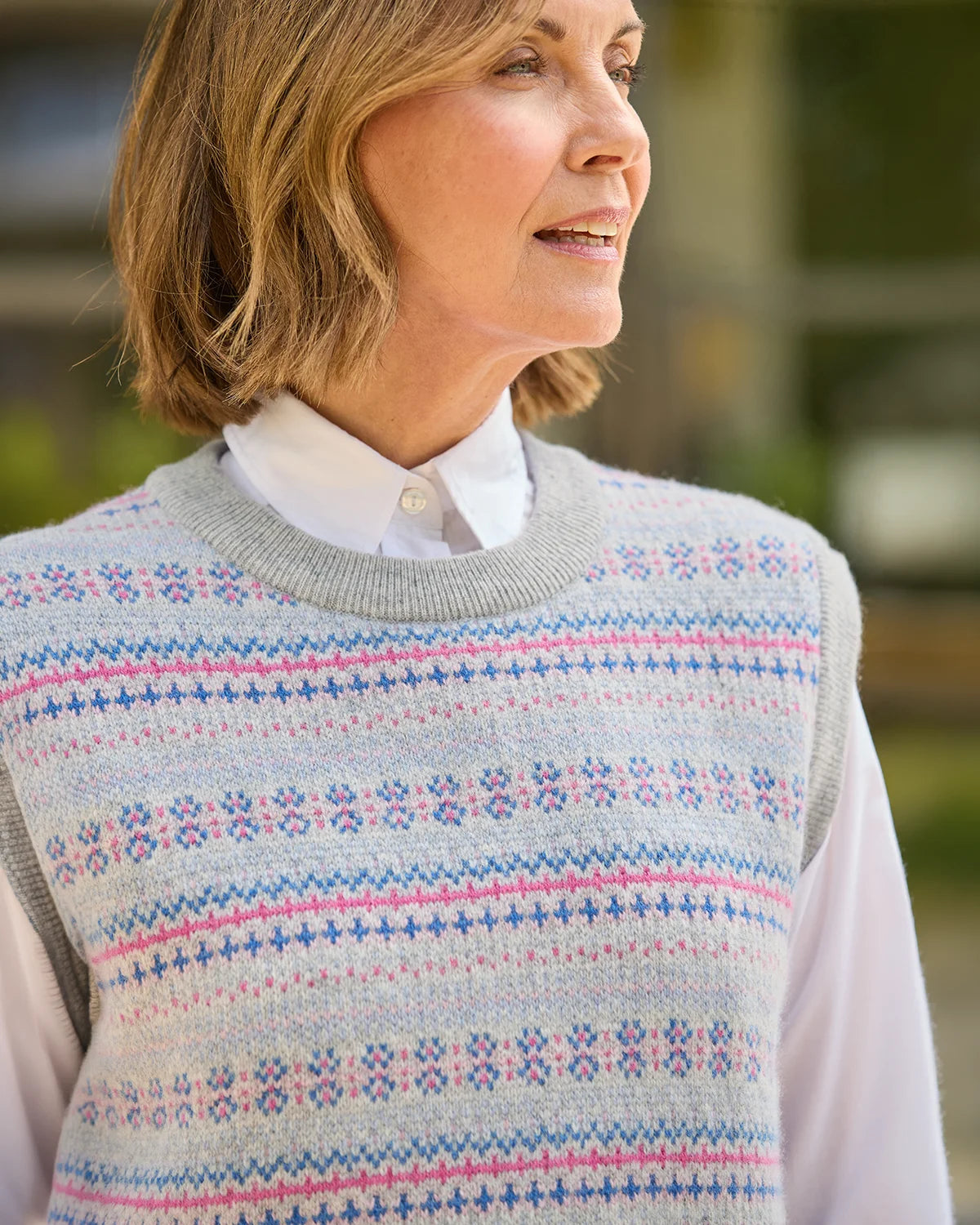 Mary Fairisle Pure Lambswool Slipover