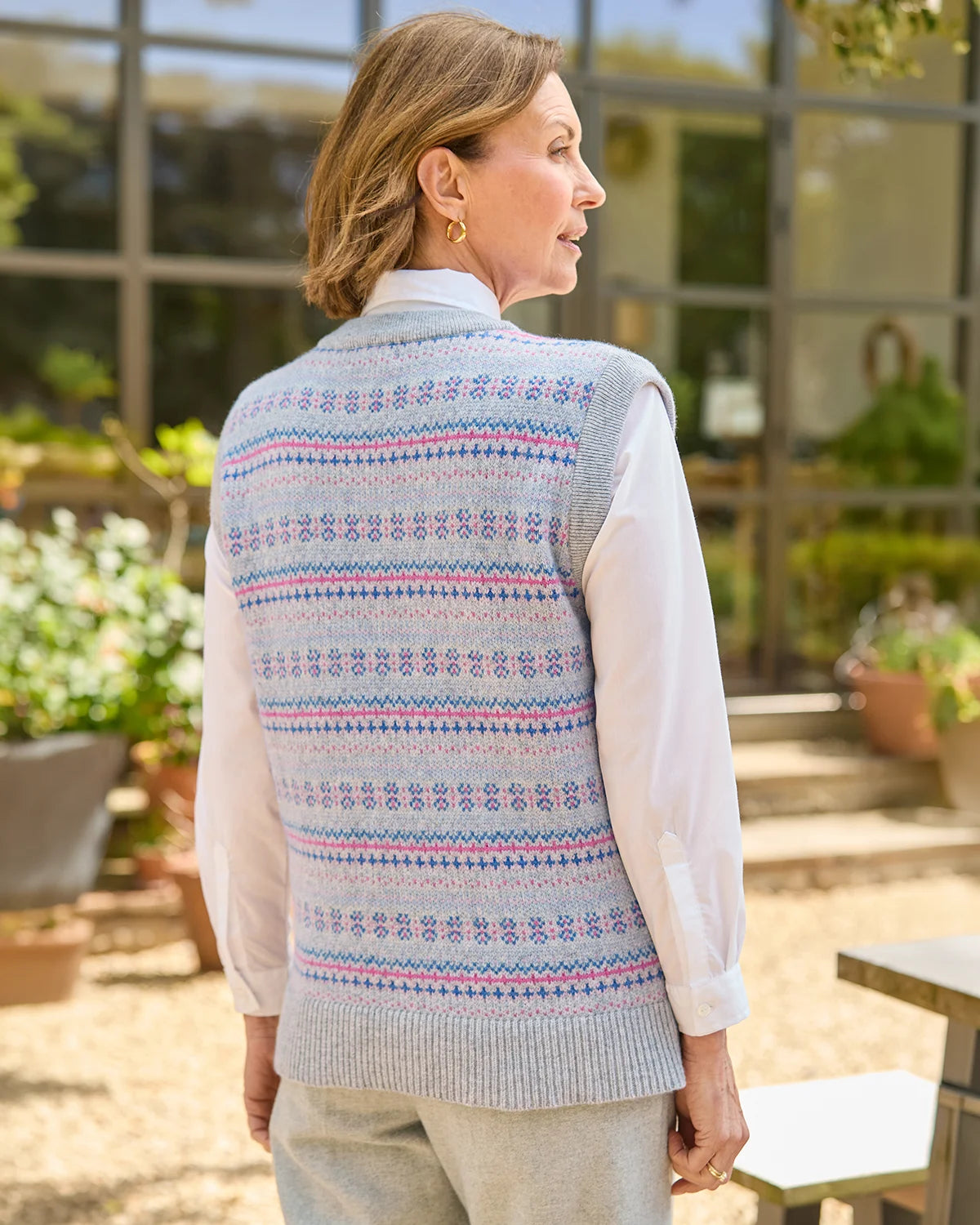 Mary Fairisle Pure Lambswool Slipover