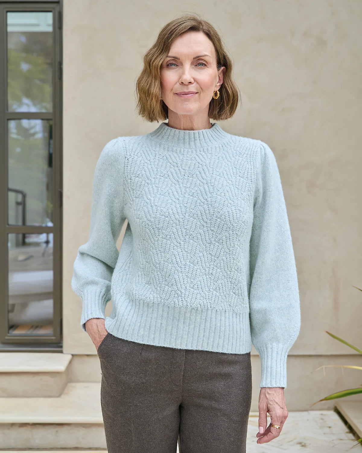 Mila Cable Knit Wool Rich Jumper