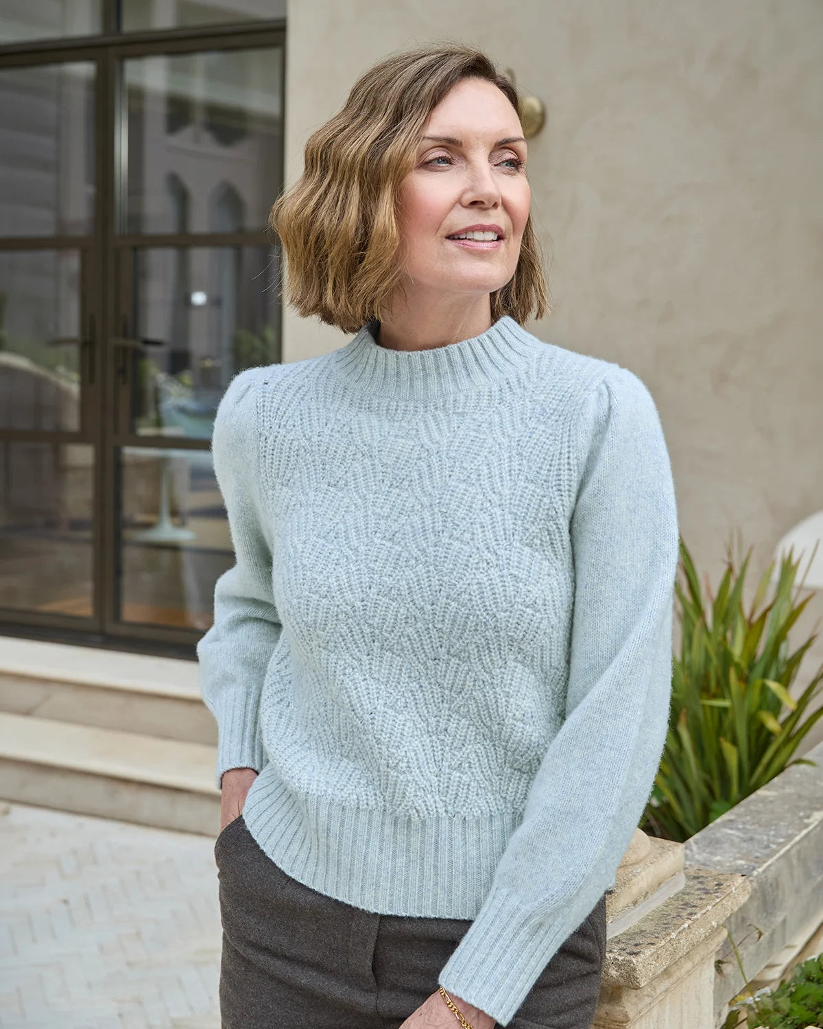 Mila Cable Knit Wool Rich Jumper