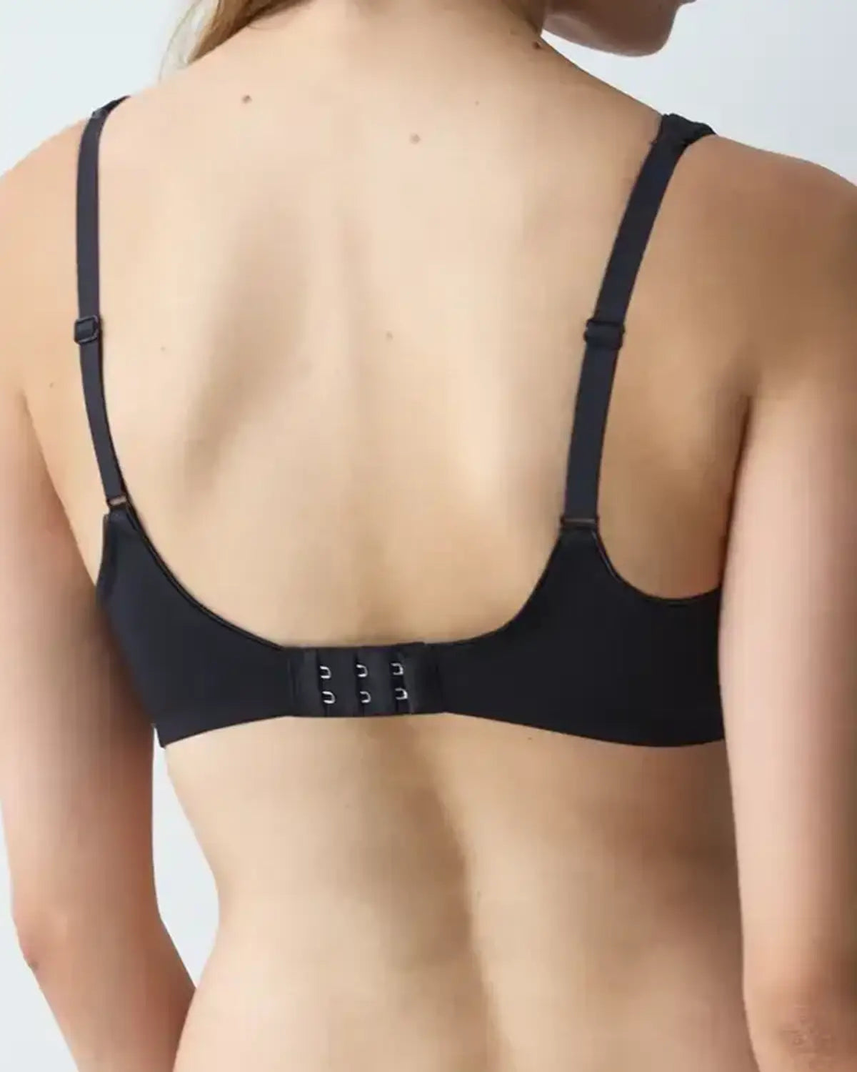 Triumph Modern Lace & Cotton Non-Wired Bra - Black