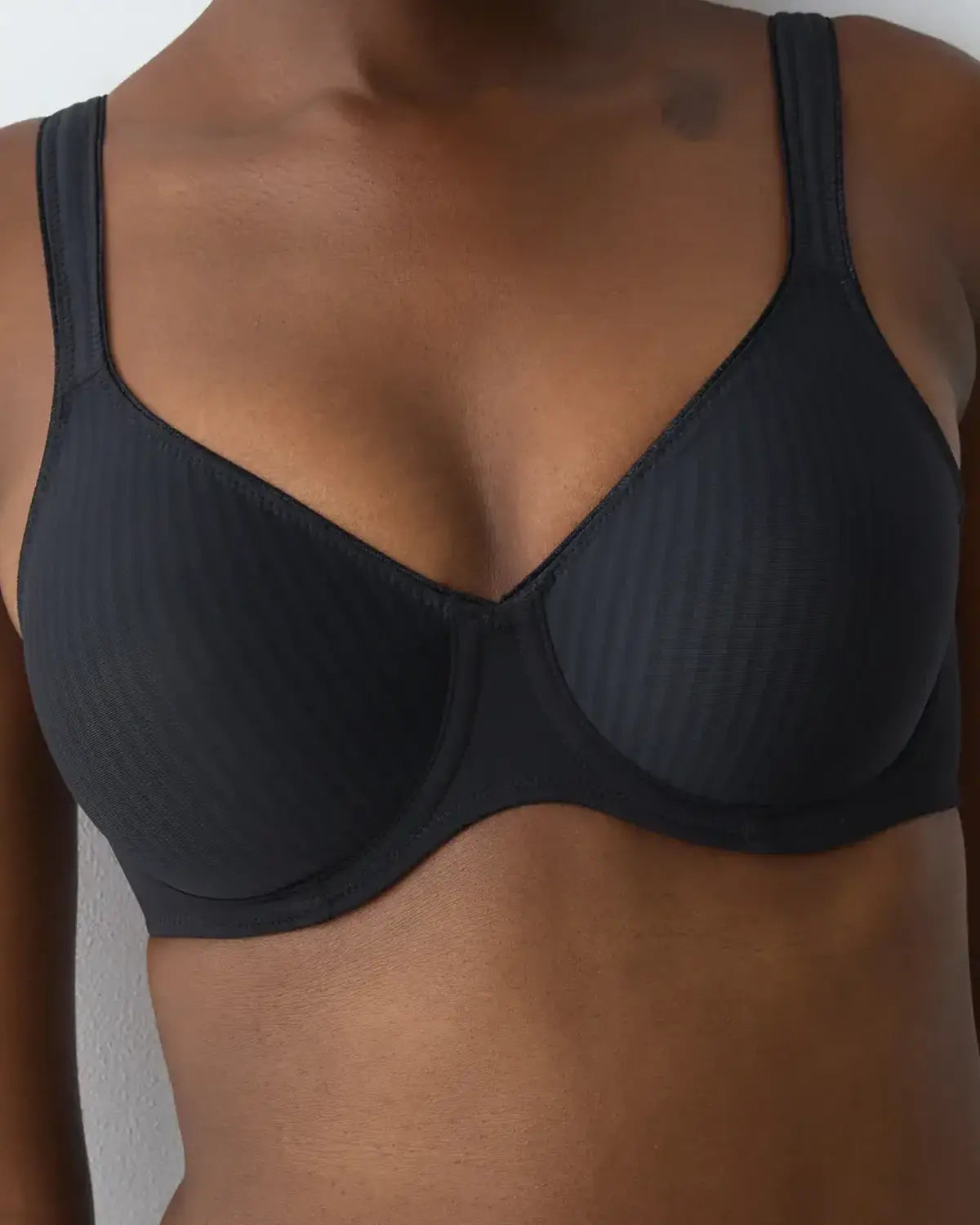 Triumph Modern Underwired Soft Cotton Bra - Black