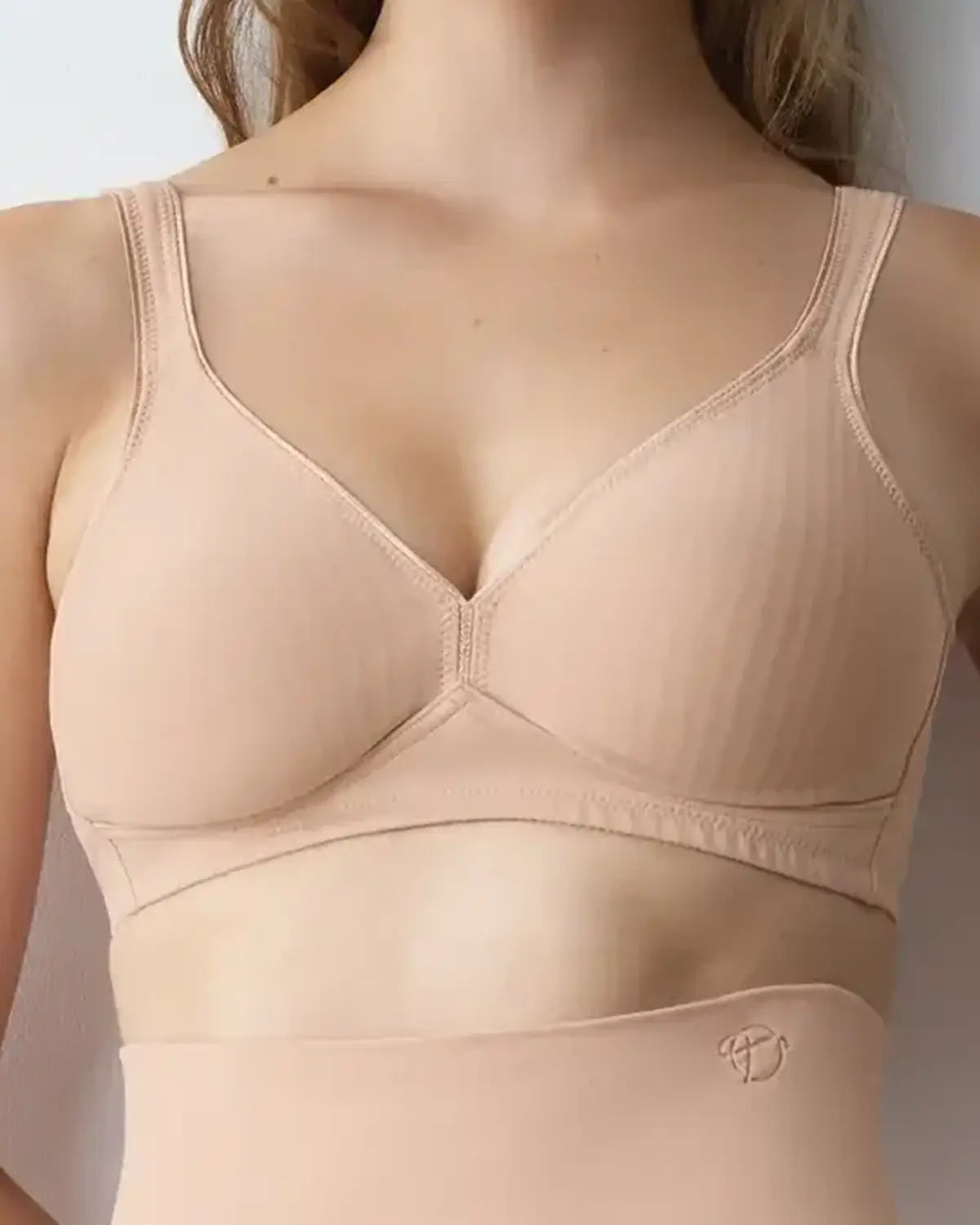 Triumph Modern Soft Cotton Non-Wired Bra - Beige