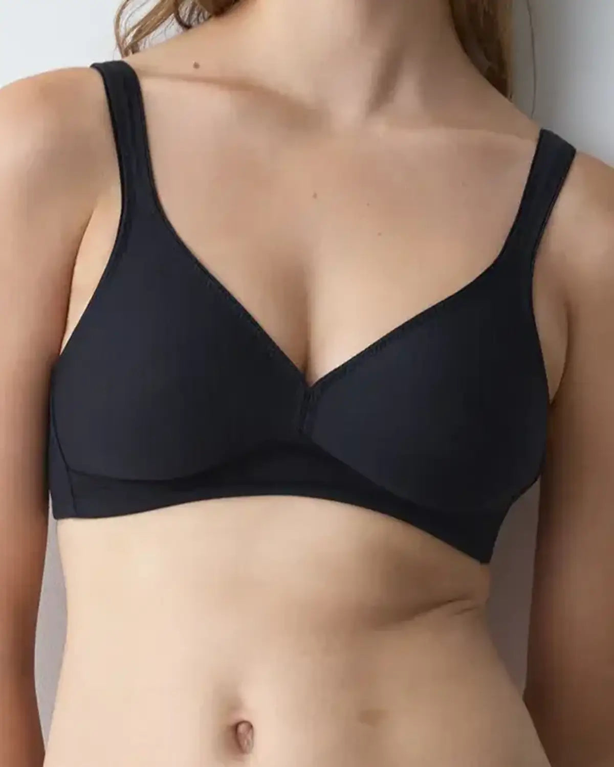 Triumph Modern Soft Cotton Non-Wired Bra - Black