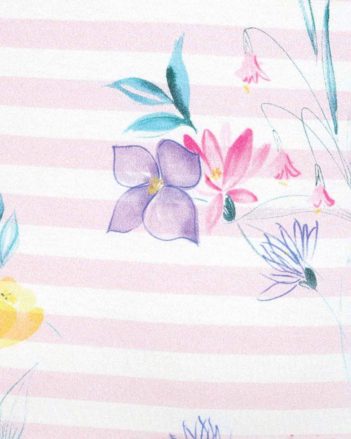 Sybil Floral Cotton Short Sleeved Polo Top - Image 4 - Country Collection