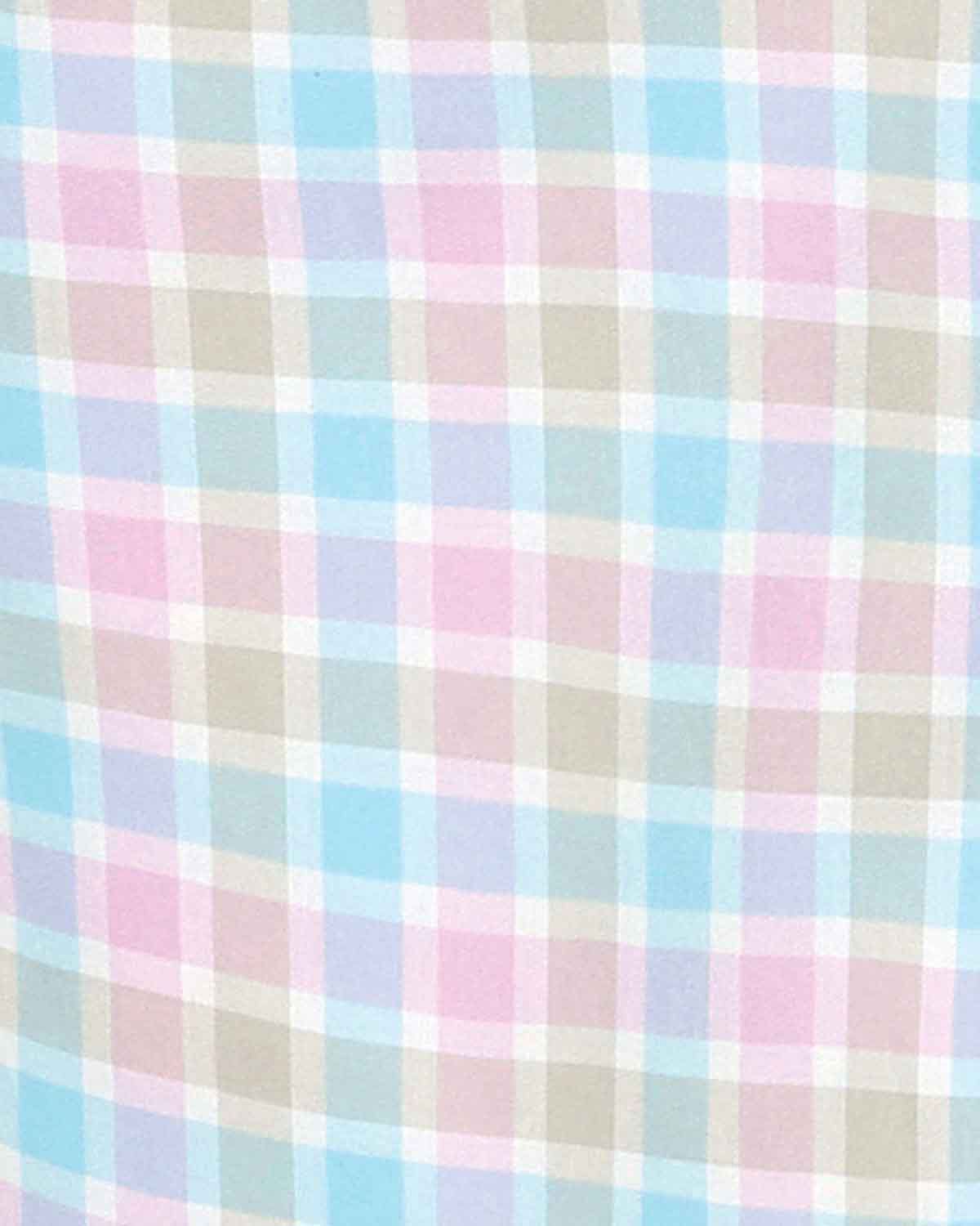 Tamsin Checked Pure Cotton Short Sleeve Blouse - Image 4 - Country Collection