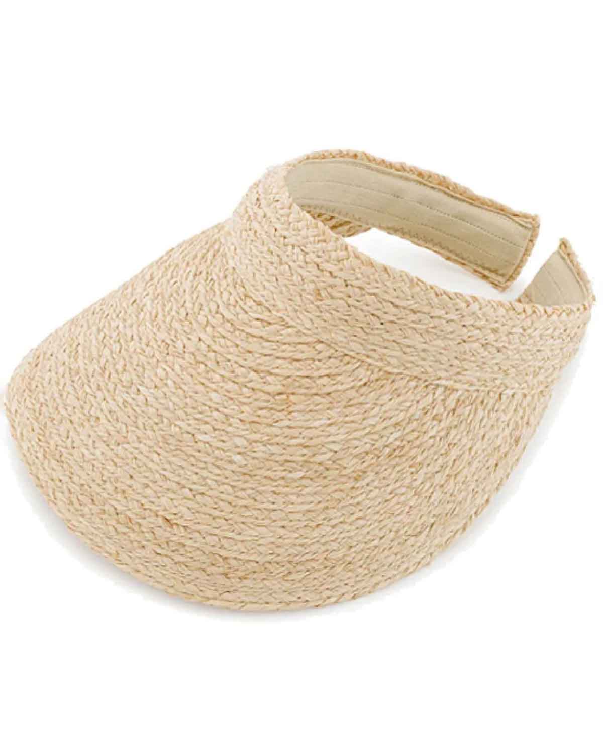 Ladies Sun Visor - Natural