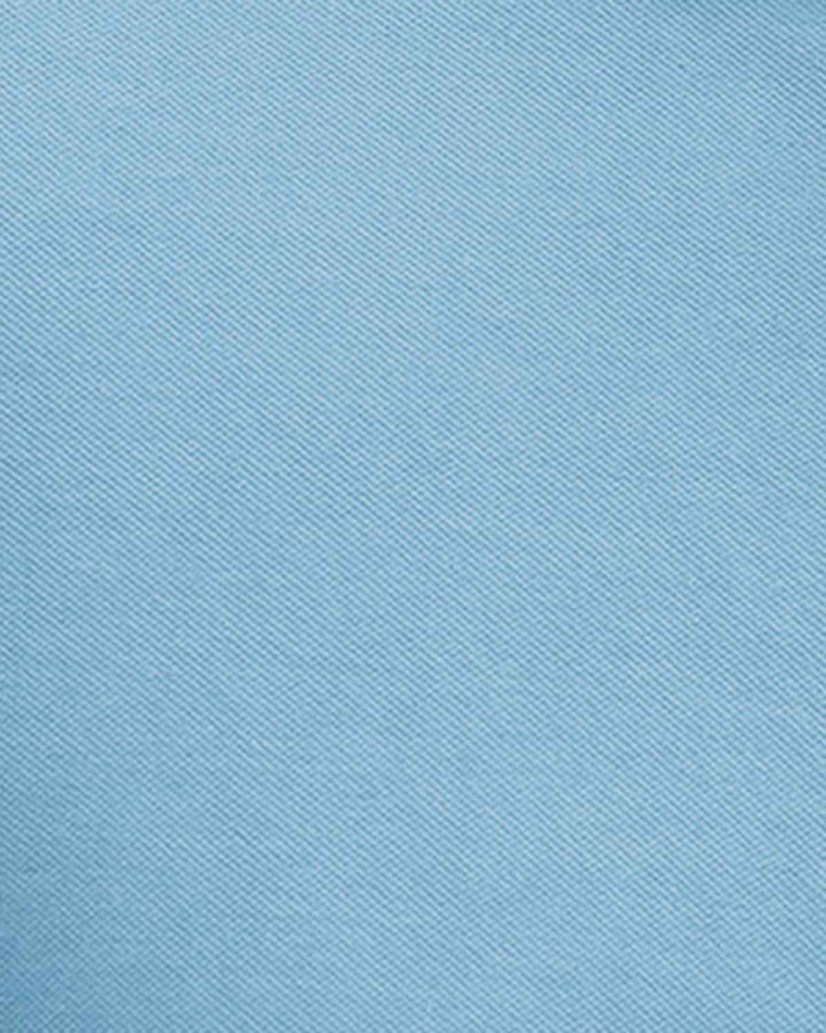 men's Short Sleeve Cornflower Blue Cotton Polo - Image 3 - Country Collection