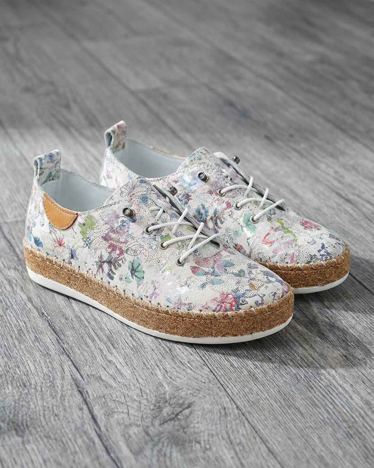 Lunar Iva Lace Up Shoe - White - Country Collection