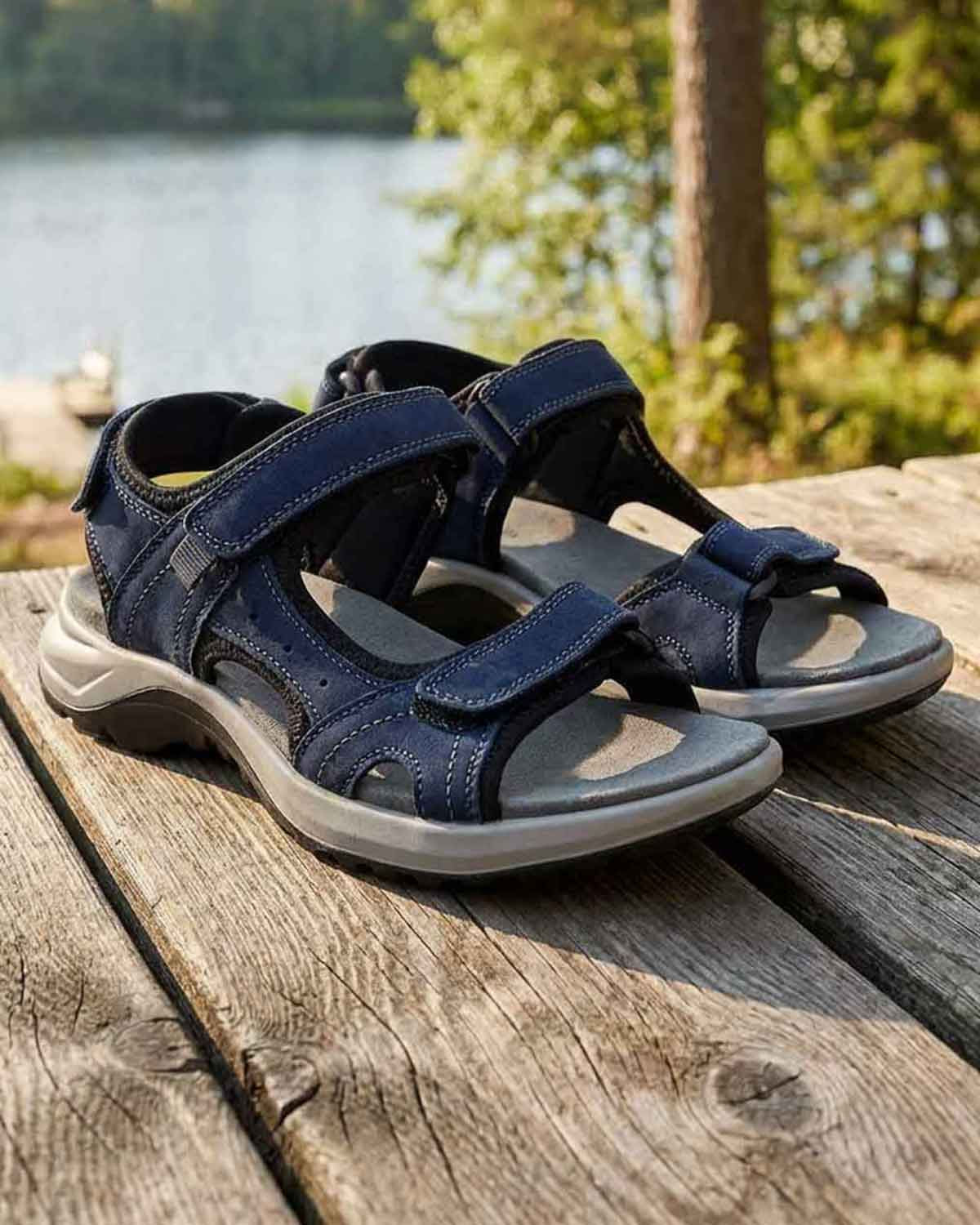 Lazy Dogz Riviera Sandal - Navy - Country Collection