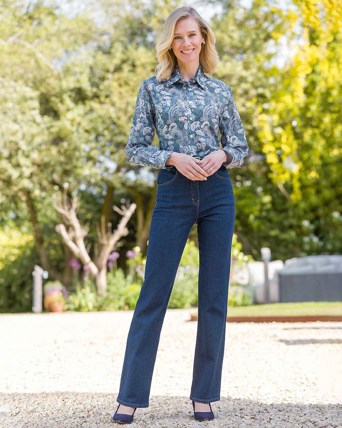 Lucia Tana Lawn® Long Sleeve Blouse - Image 2 - Country Collection