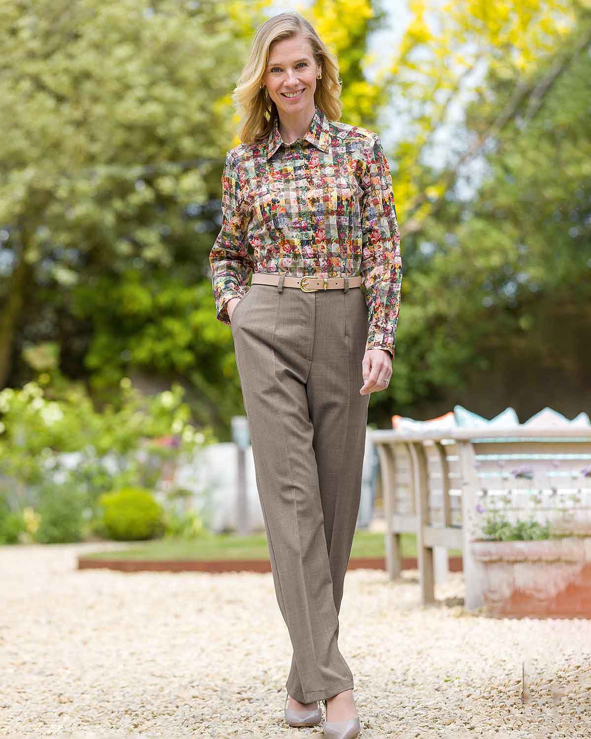 Harley Tana Lawn® Long Sleeve Blouse - Image 2 - Country Collection