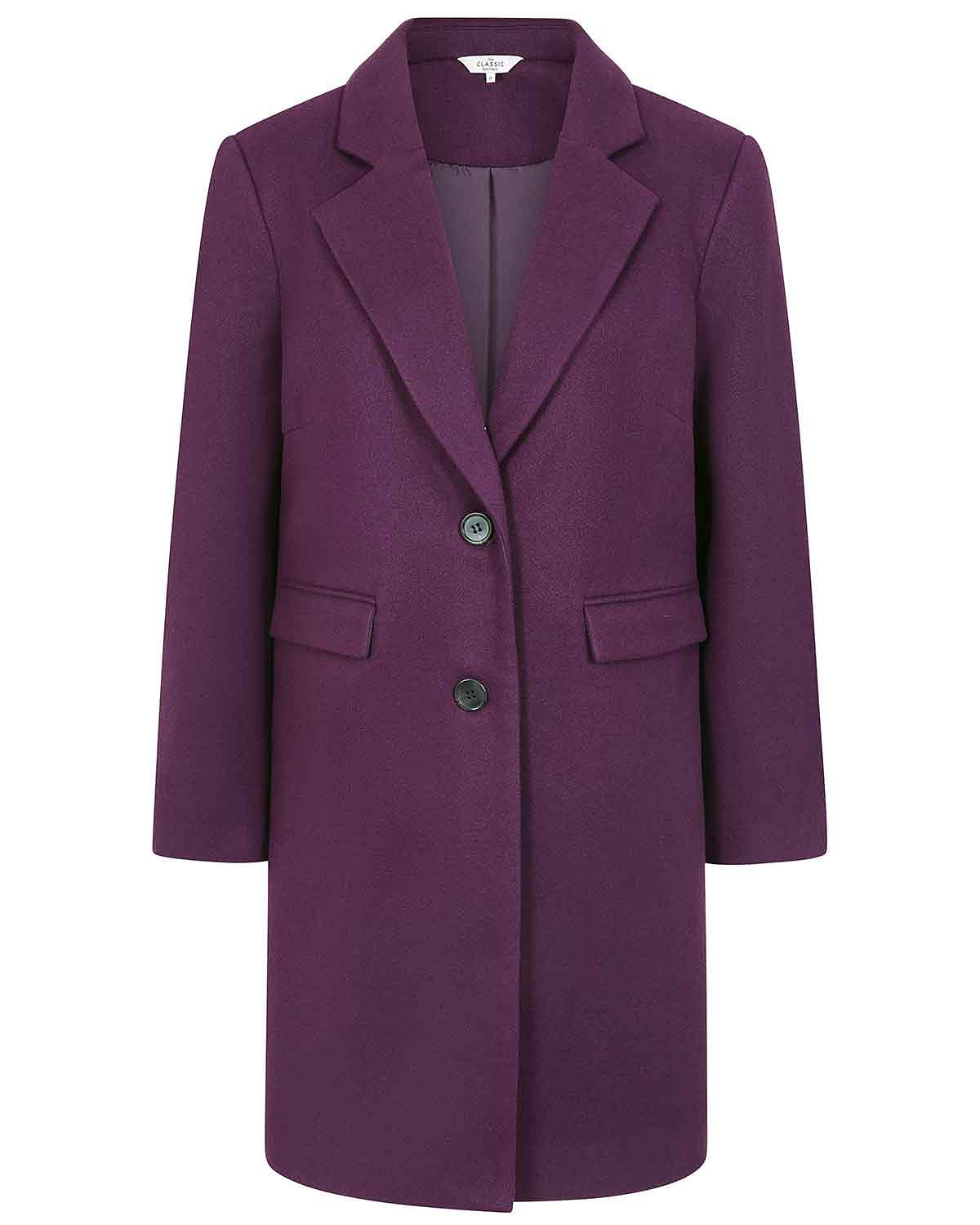 Cassandra Berry Lined Coat - Image 3 - Country Collection