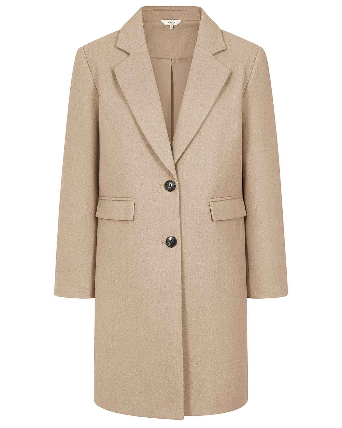Cassandra Camel Lined Coat - Image 3 - Country Collection
