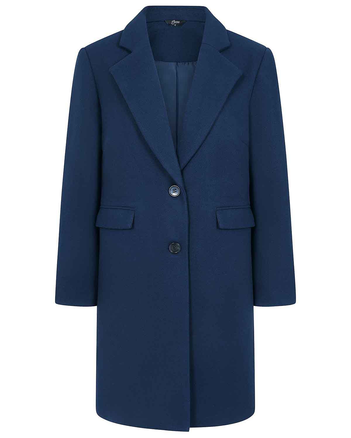 Cassandra Midnight Blue Lined Coat - Image 3 - Country Collection