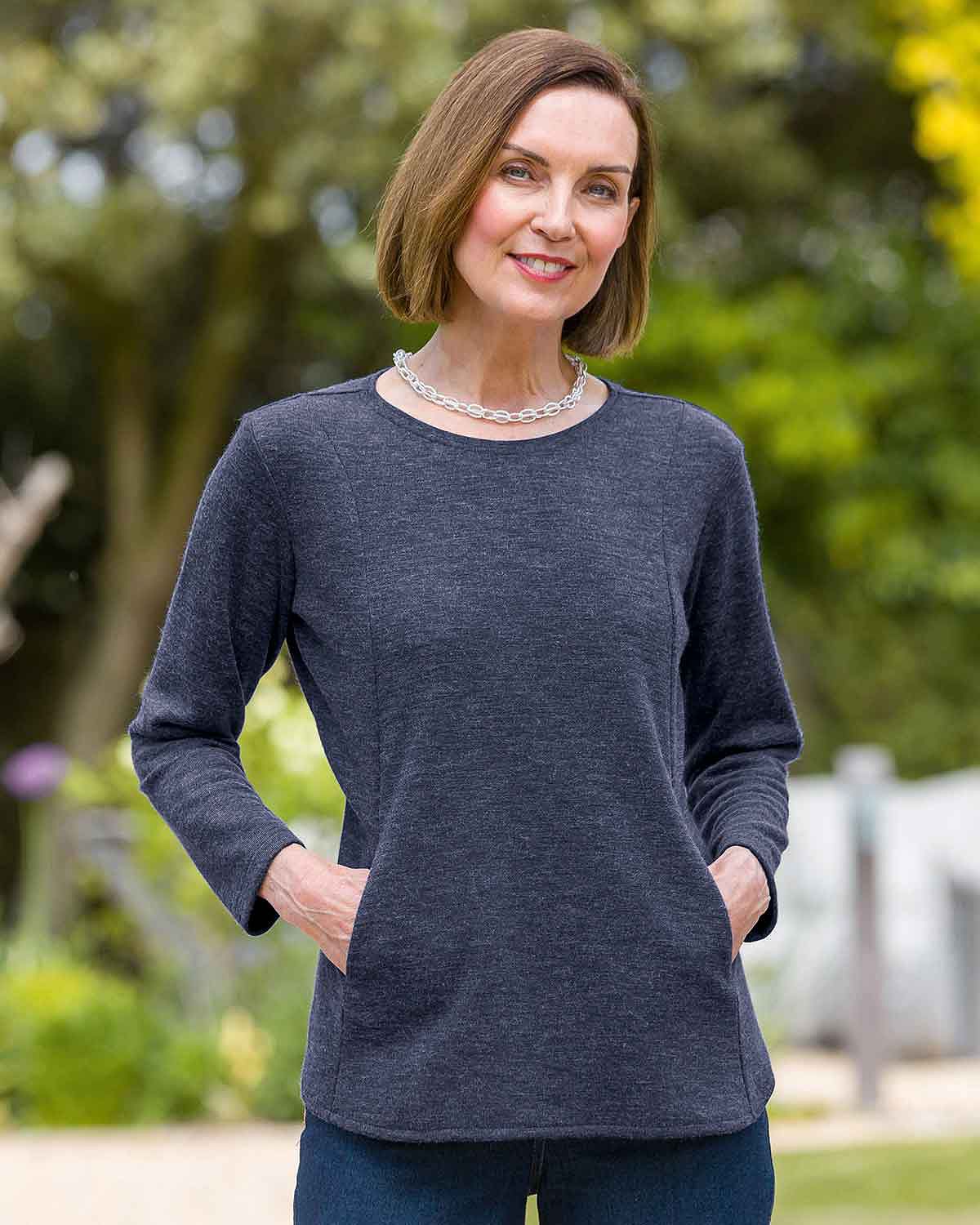 Maeve 3/4 Sleeved Leisure Tunic - Country Collection
