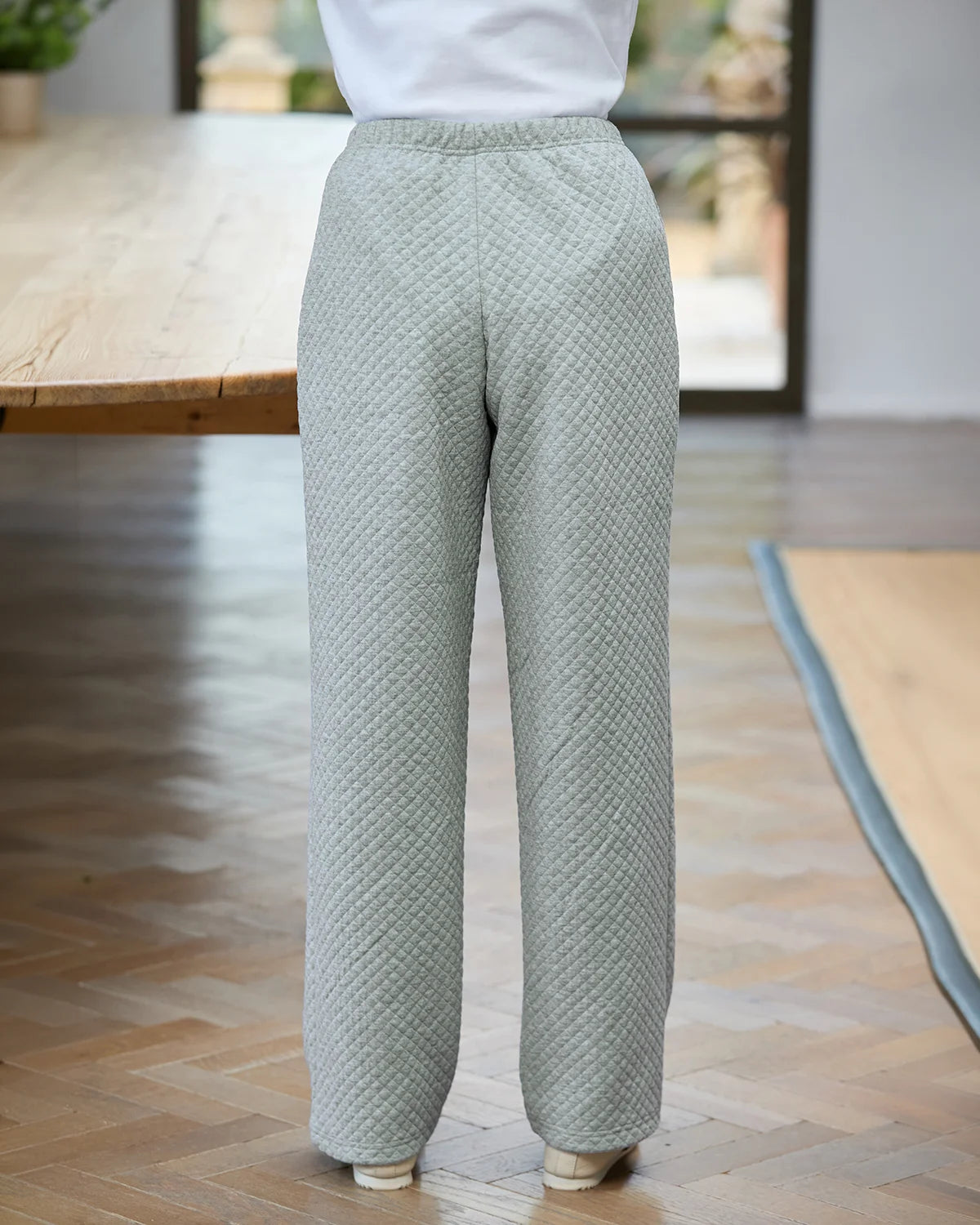 Nova Silver Quilted Leisure Trousers