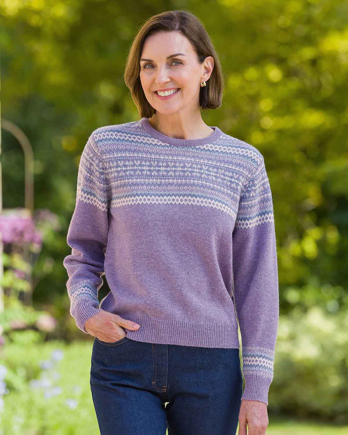 Grace Lambswool Fairisle Jumper - Country Collection