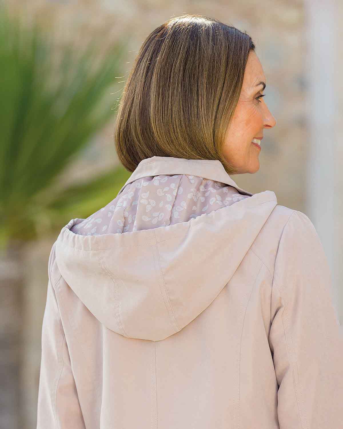 Tilda Stone Showerproof Coat - Image 3 - Country Collection