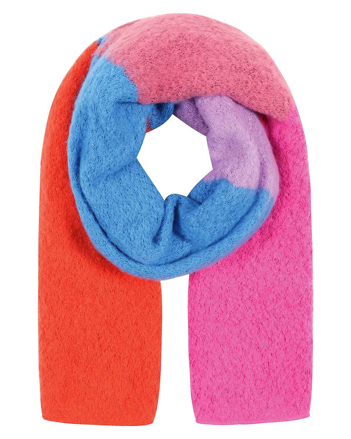 Tabitha Patterned Wool Blend Scarf - Country Collection